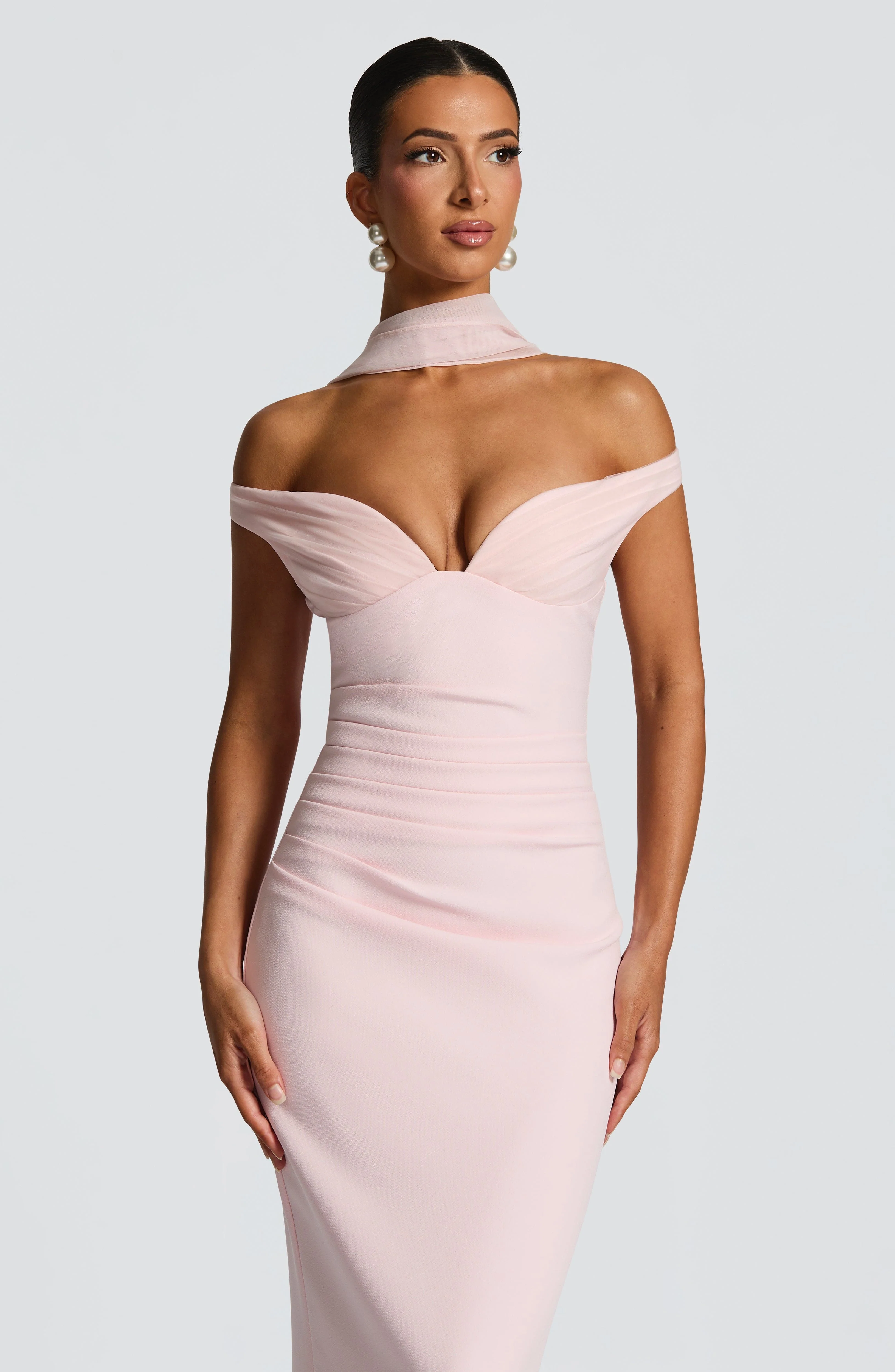 Abigail Maxi Dress - Blush - Image 6