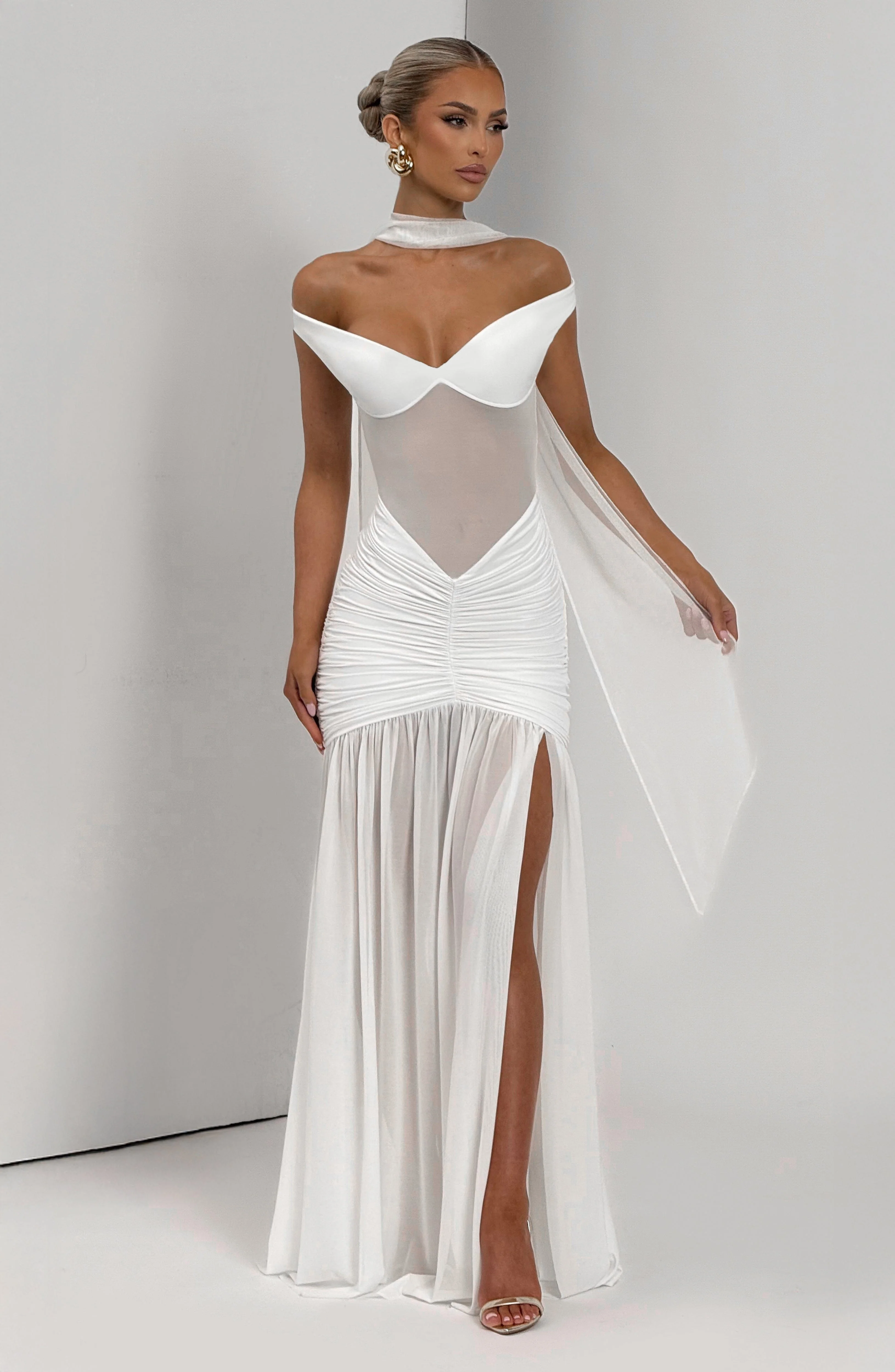 Alaia Maxi Dress - Ivory - Image 5