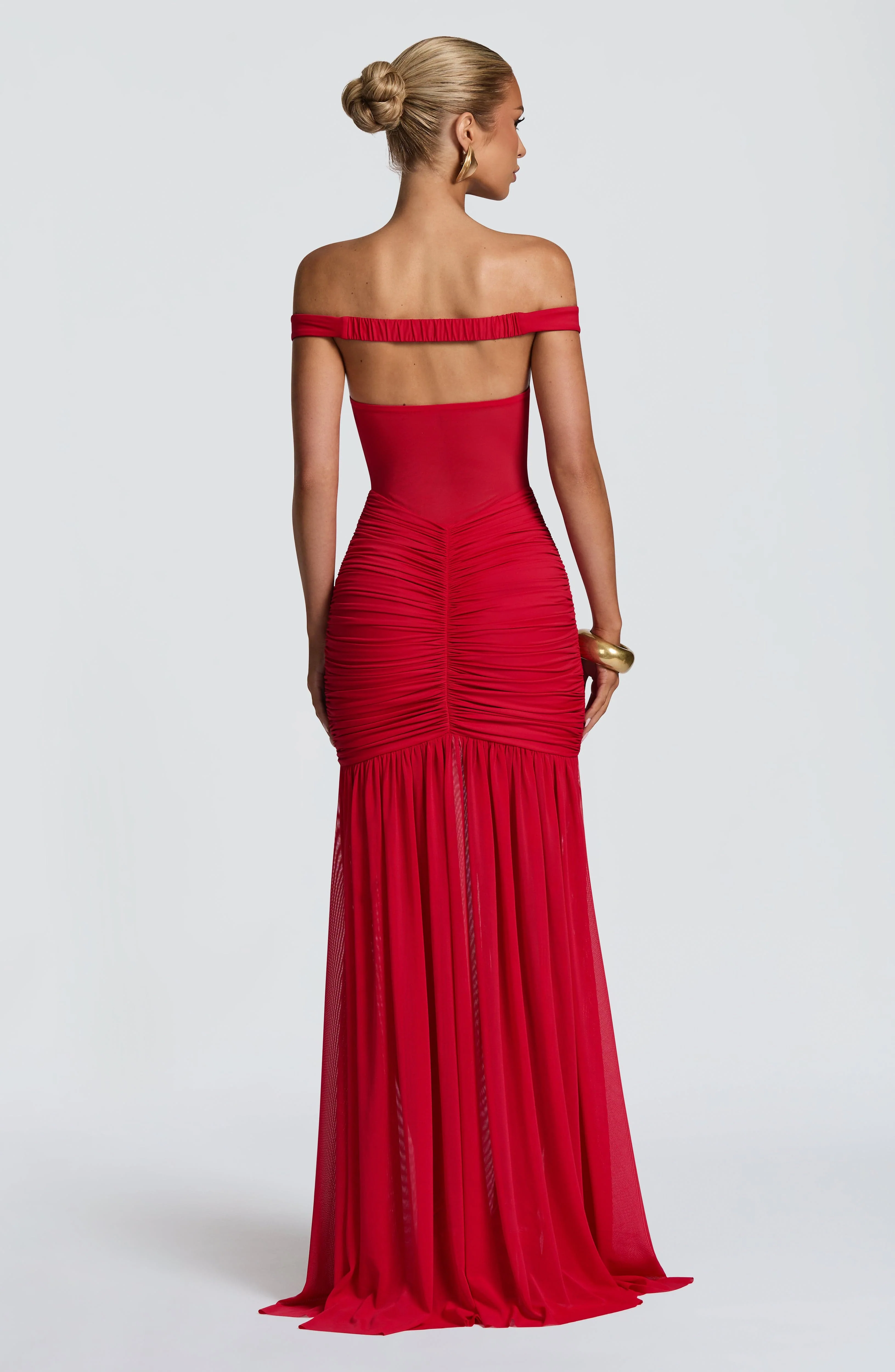 Alaia Maxi Dress - Red - Image 3
