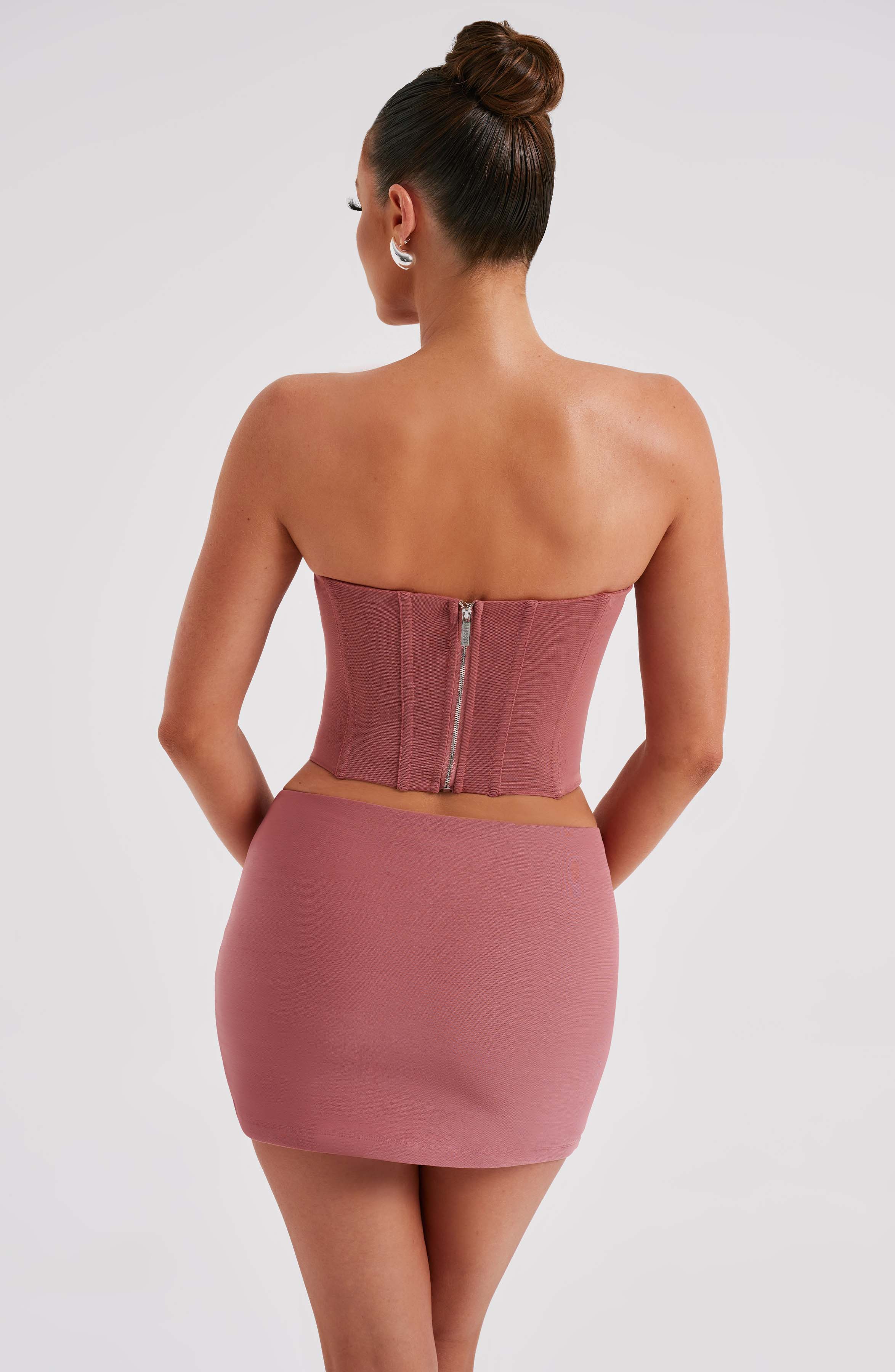 Alina Mini Skirt - Rose Pink - Image 2