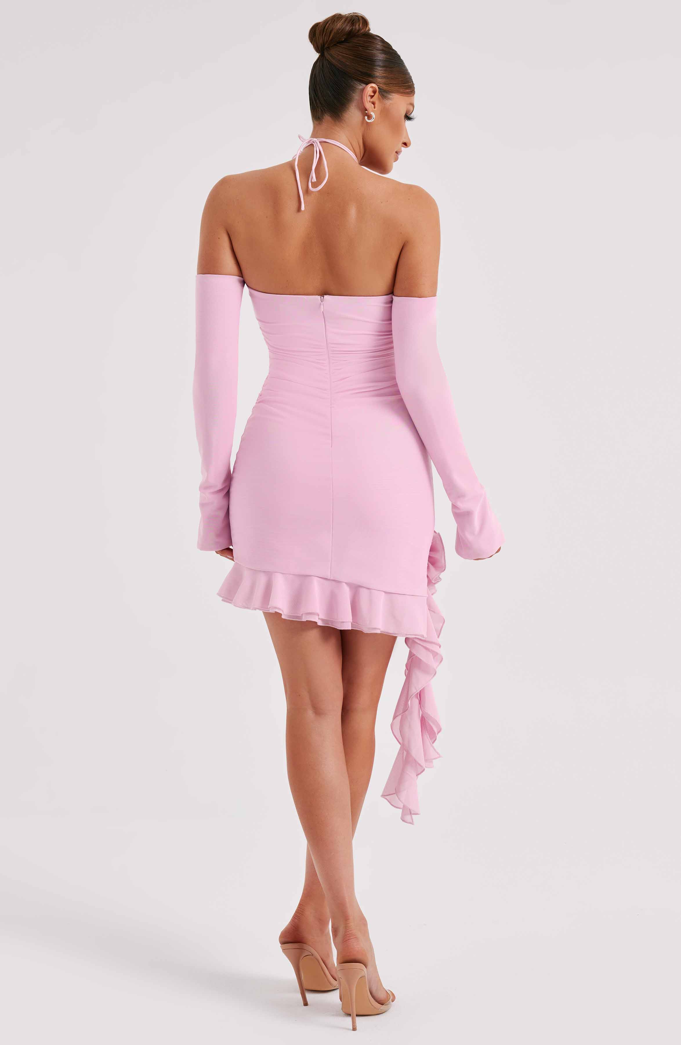 Alix Mini Dress - Pink - Image 4