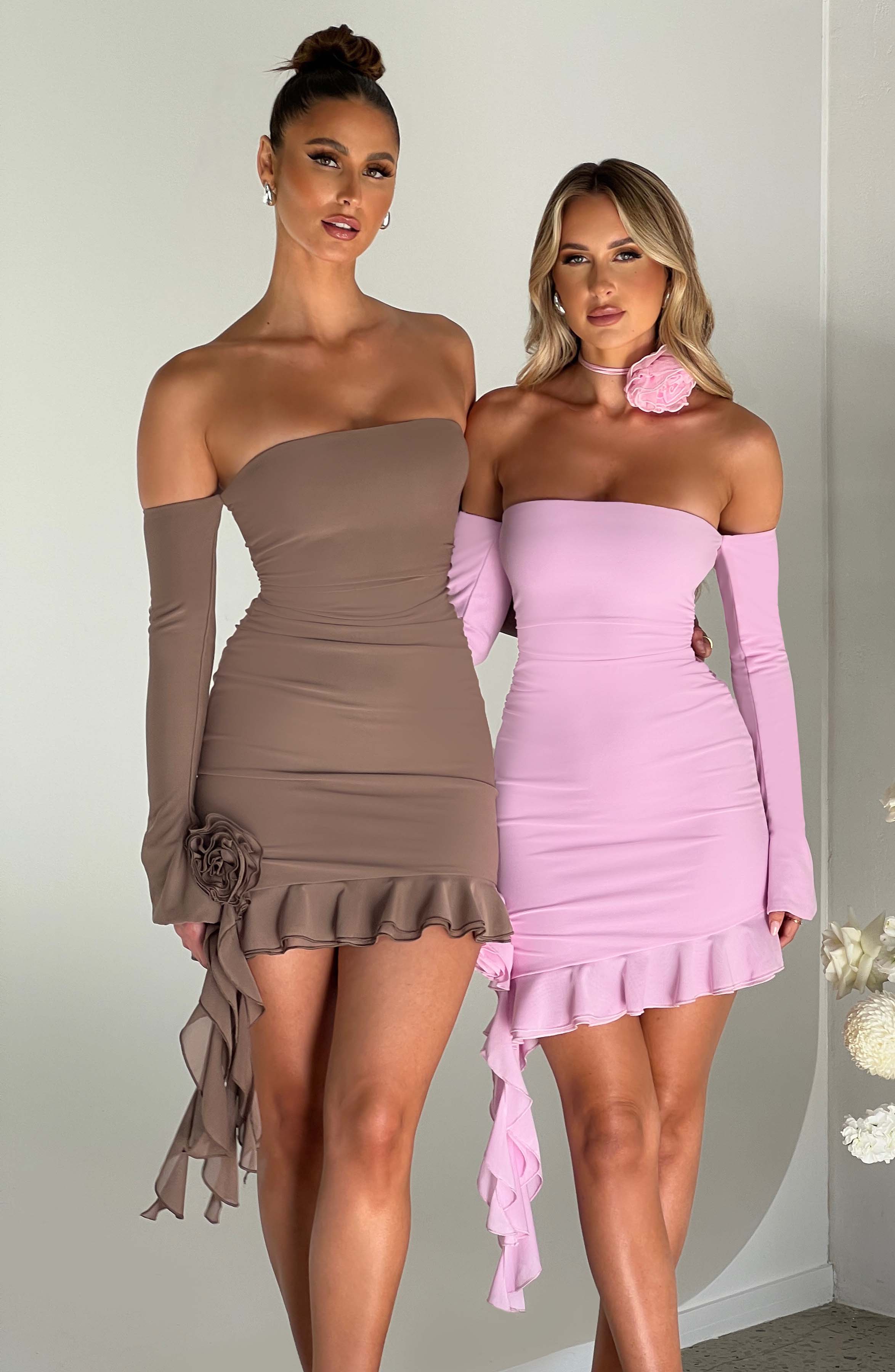 Alix Mini Dress - Pink - Image 5