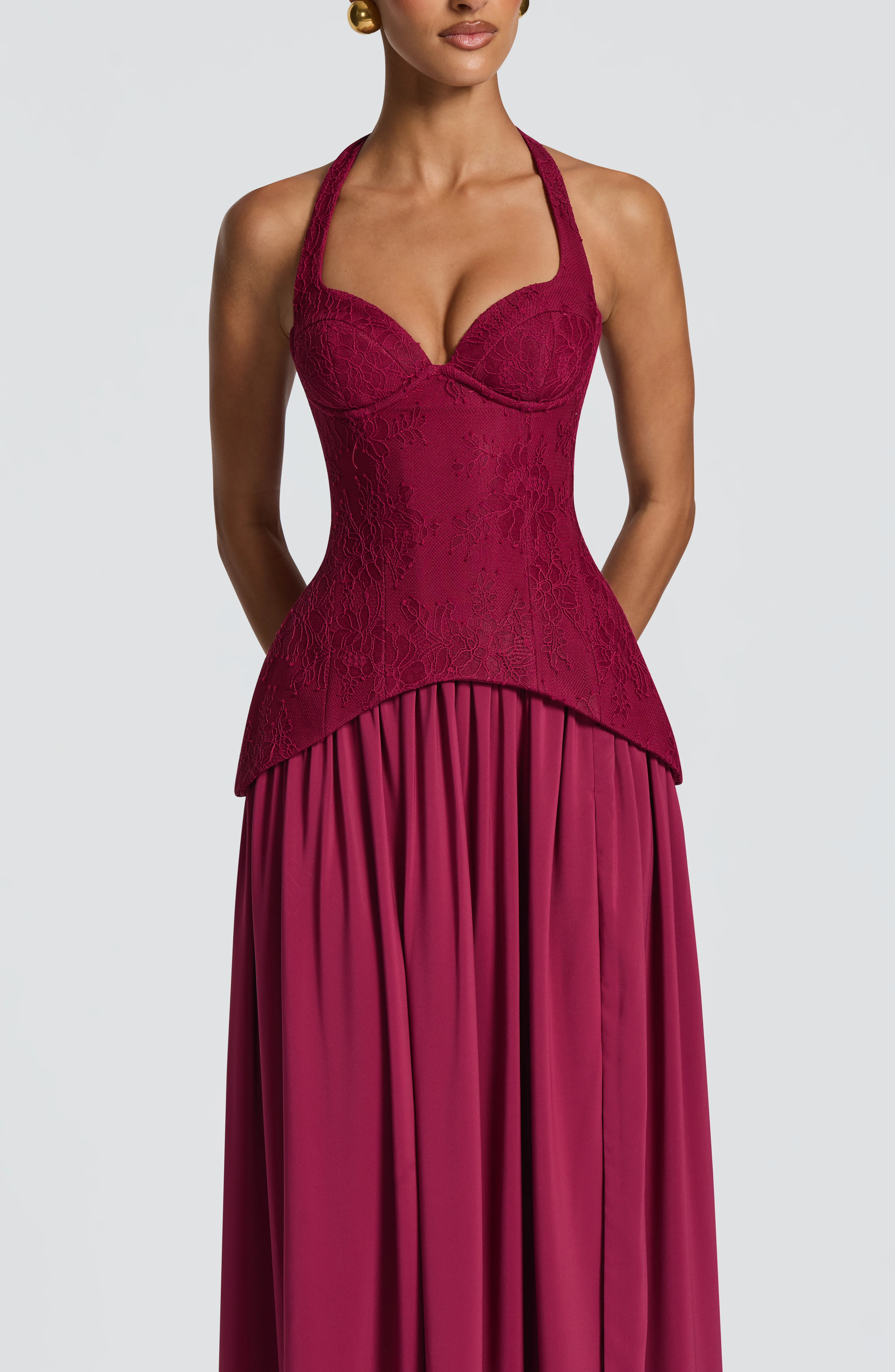 Almira Maxi Dress - Mulberry - Image 6