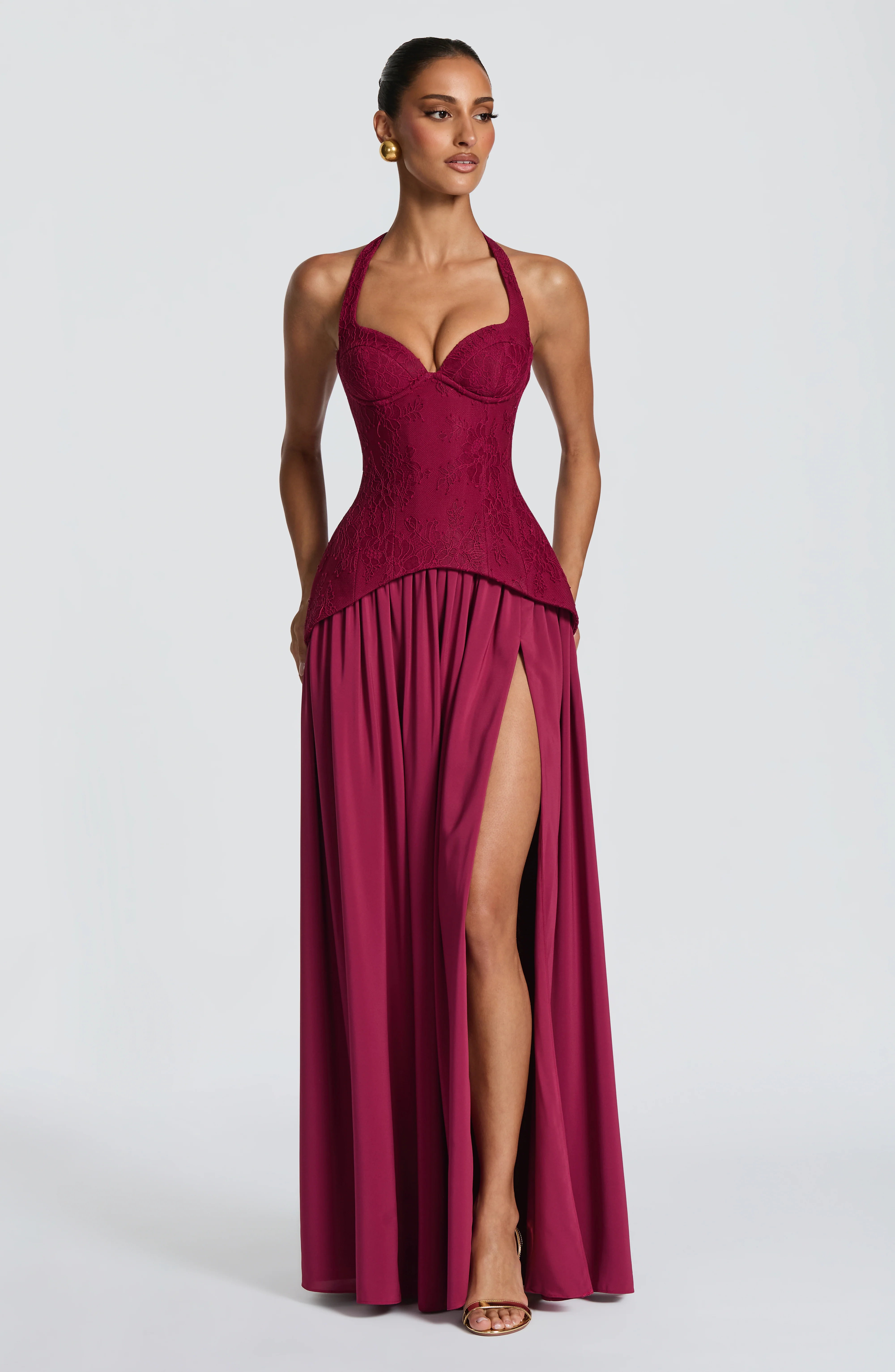 Almira Maxi Dress - Mulberry - Image 7
