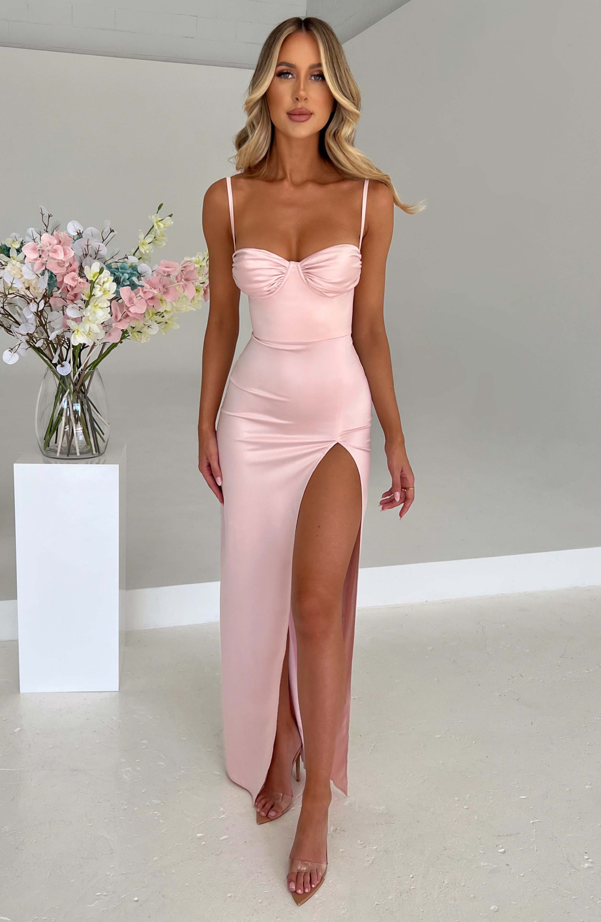Alora Maxi Dress - Blush - Image 4