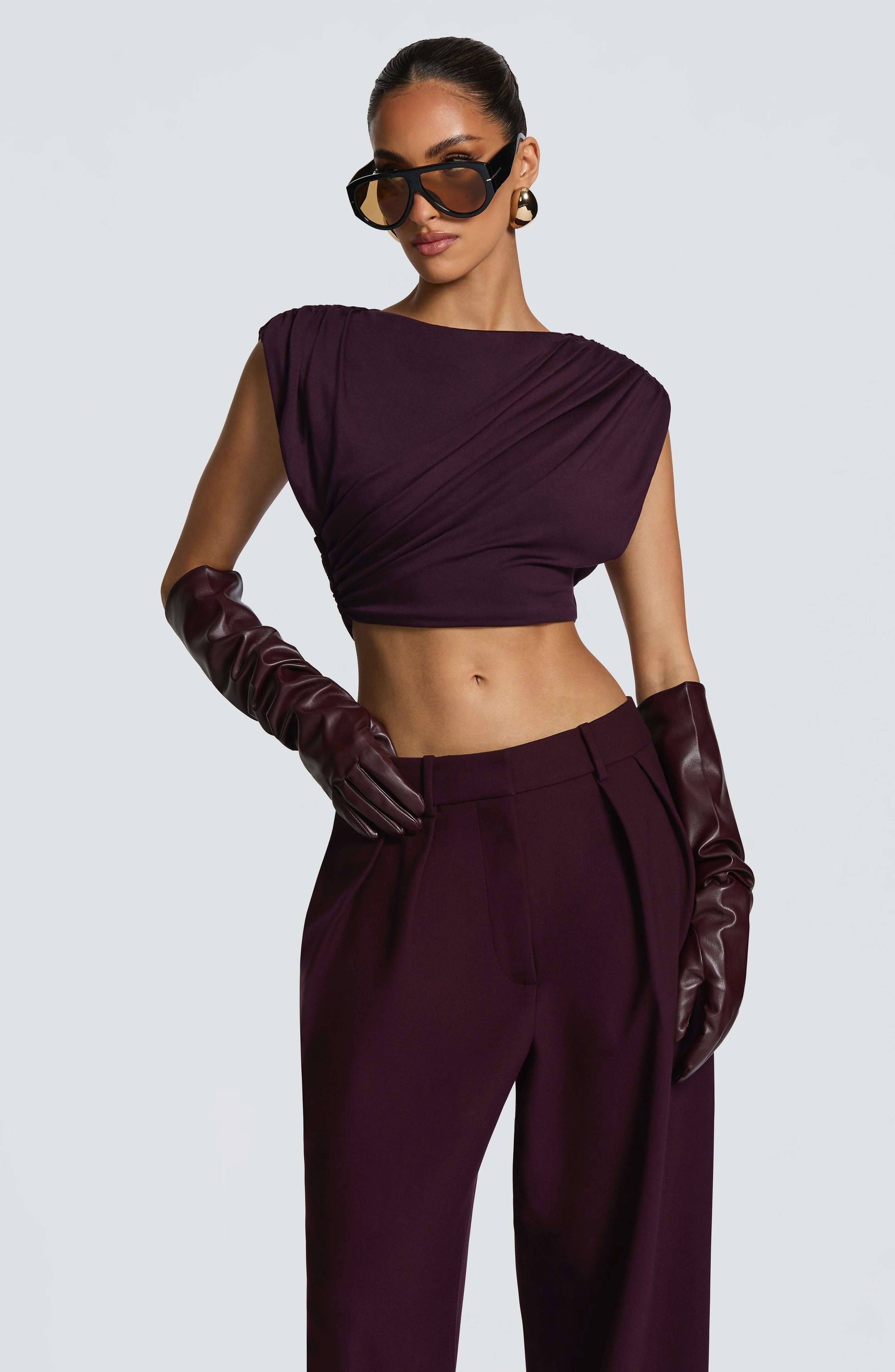 Amara Top - Plum - Image 5