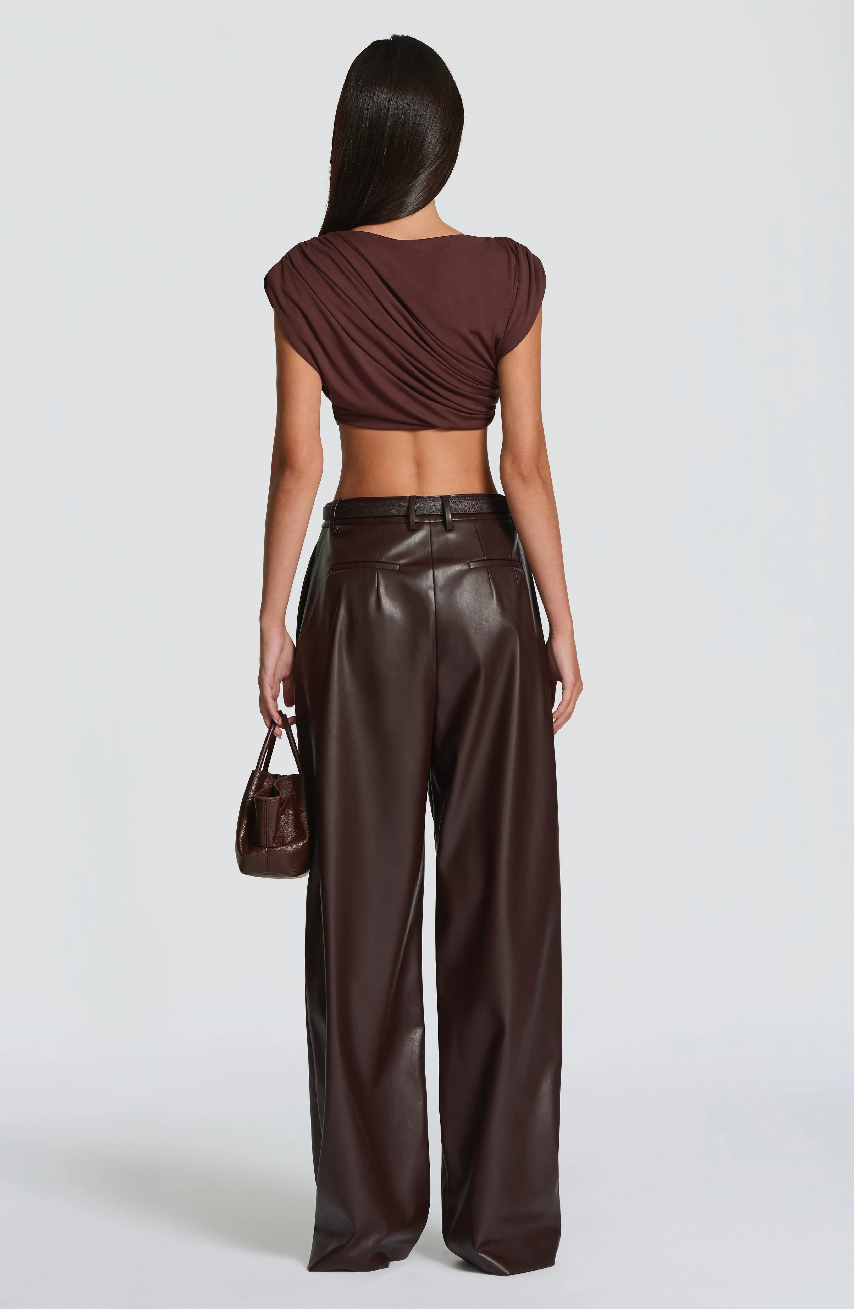 Amara Top - Plum Brown - Image 6