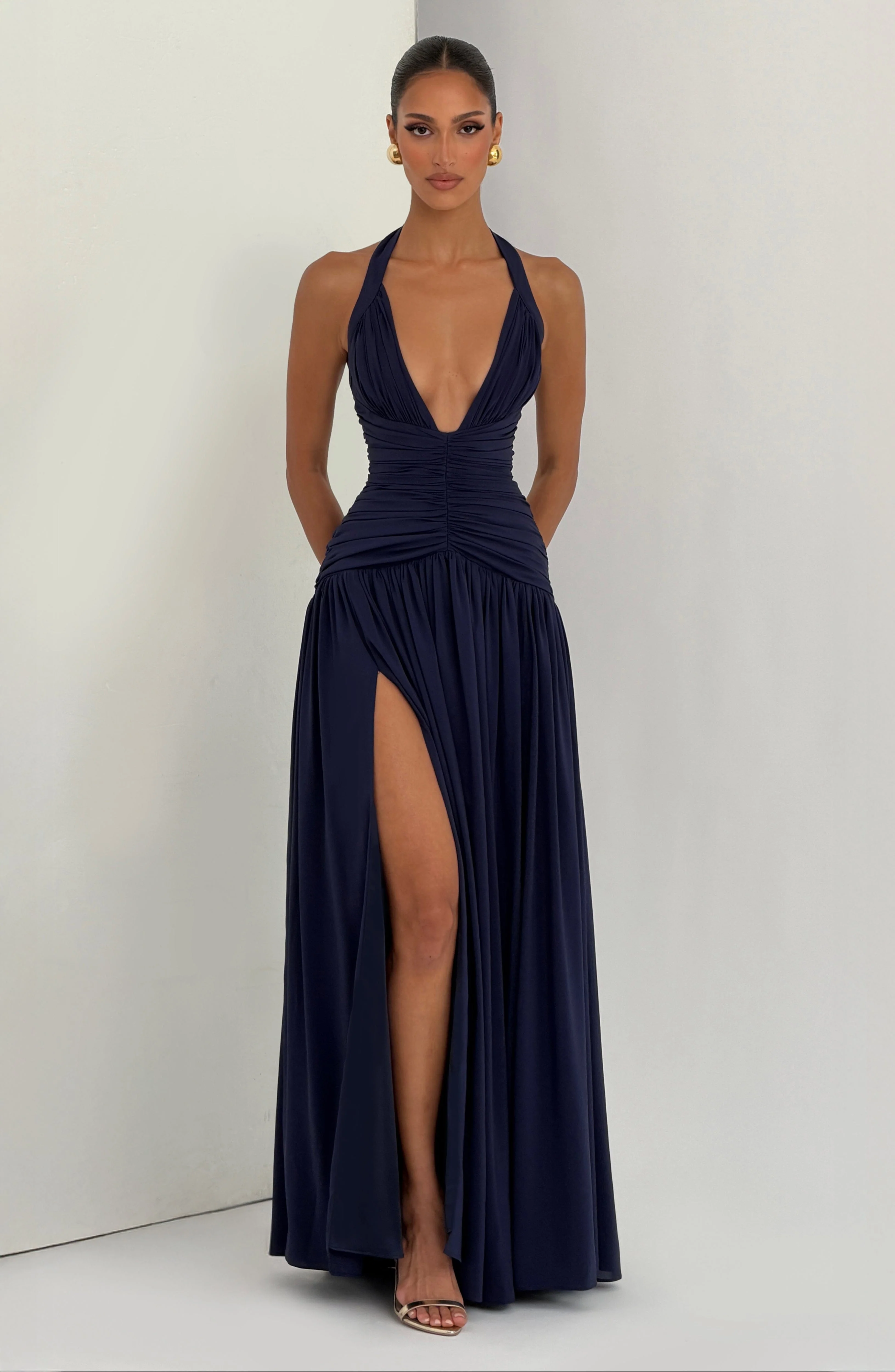 Amaris Maxi Dress - Navy - Image 7