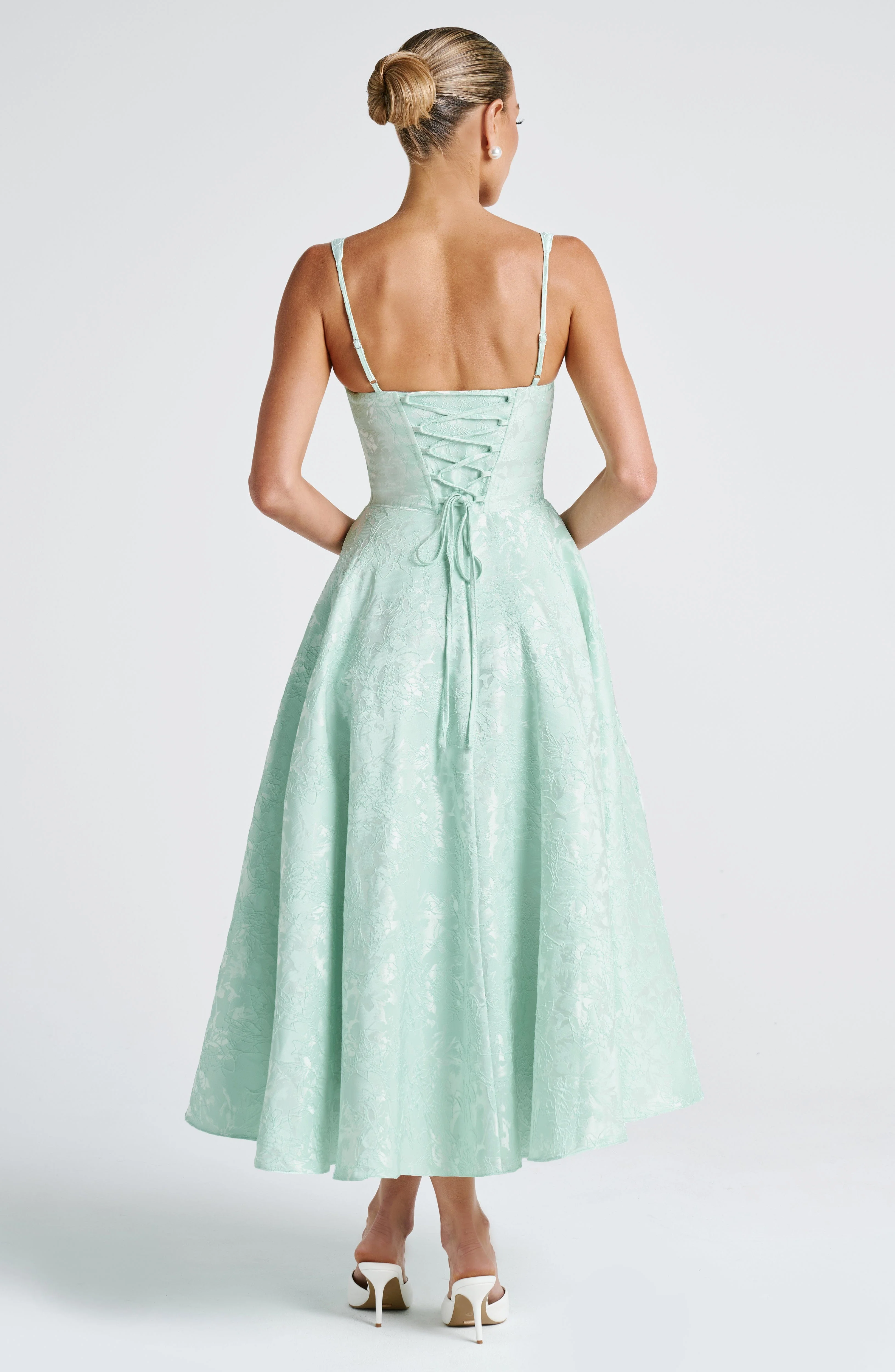 Amity Midi Dress - Mint - Image 7