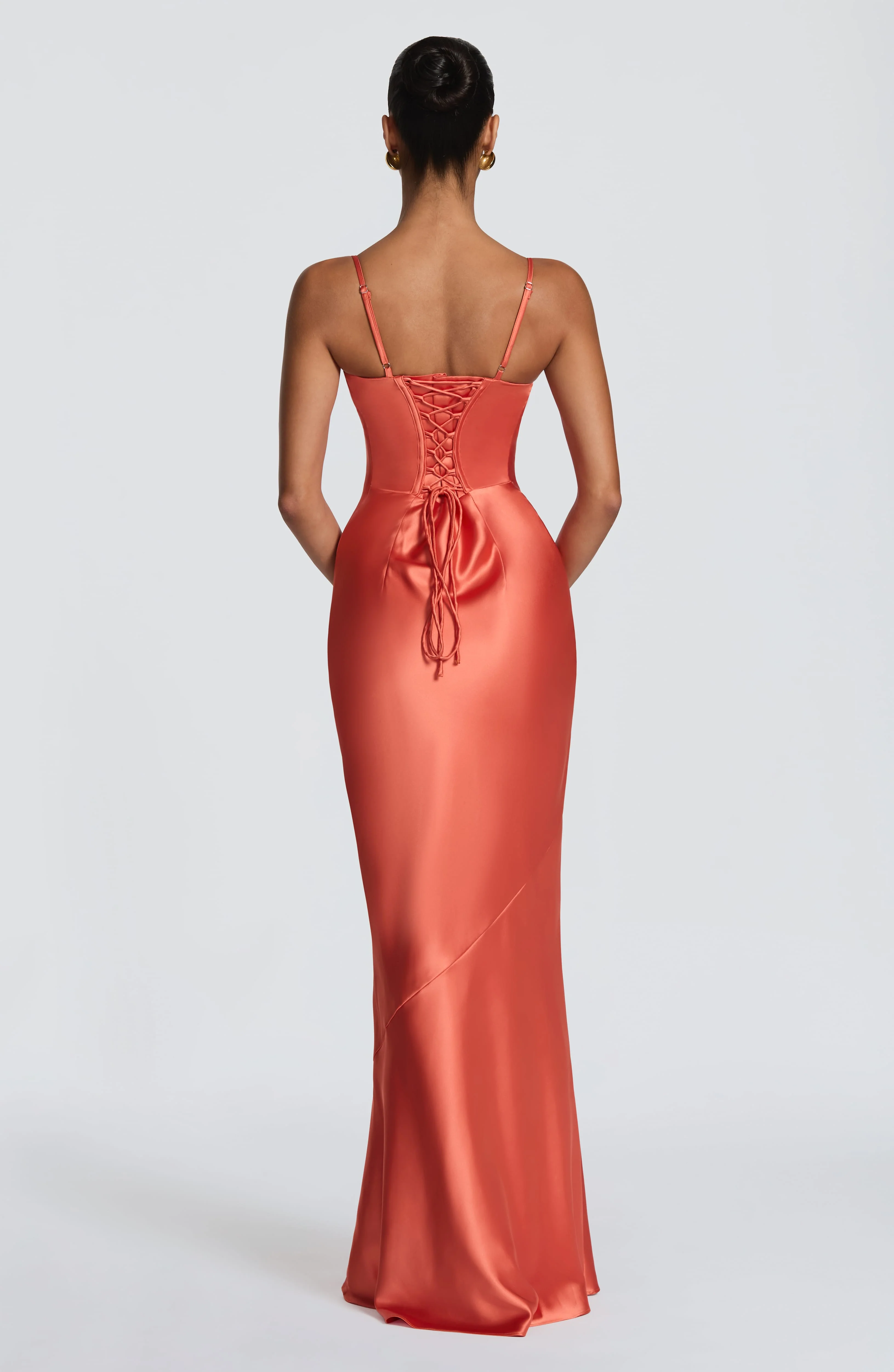 Amorette Maxi Dress - Burnt Orange - Image 2