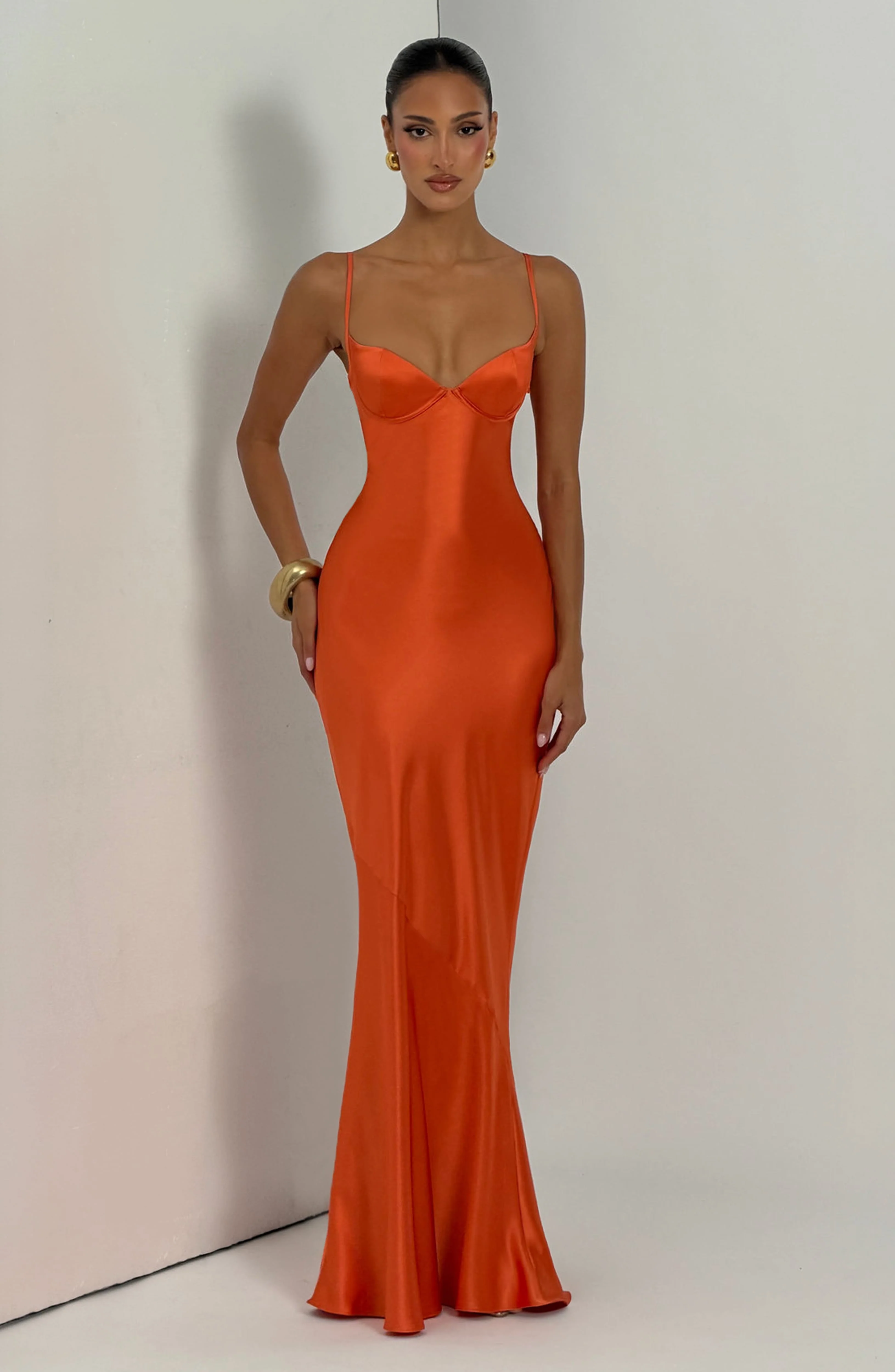 Amorette Maxi Dress - Burnt Orange - Image 6