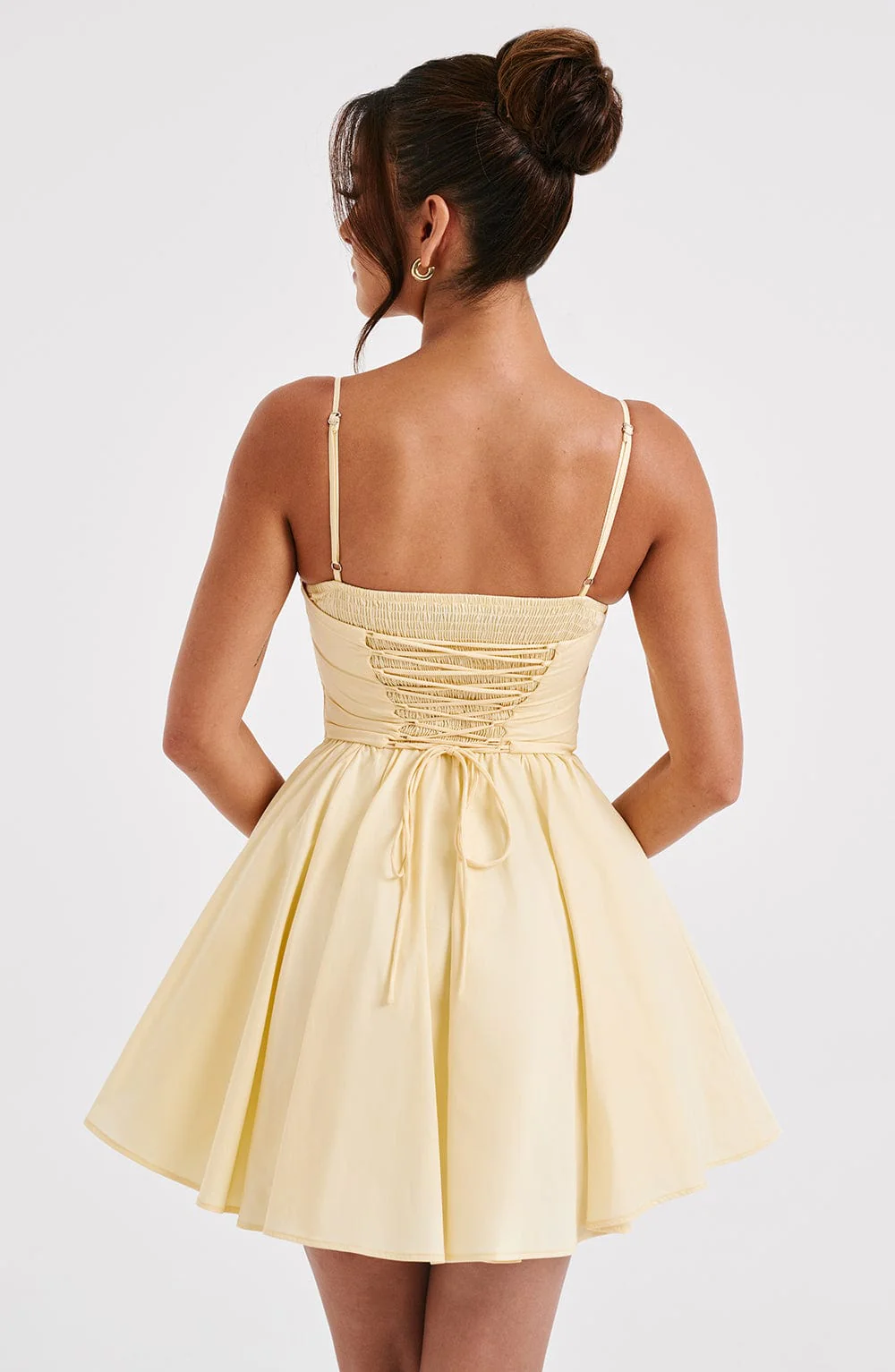 Analeigh Mini Dress - Lemon - Image 9