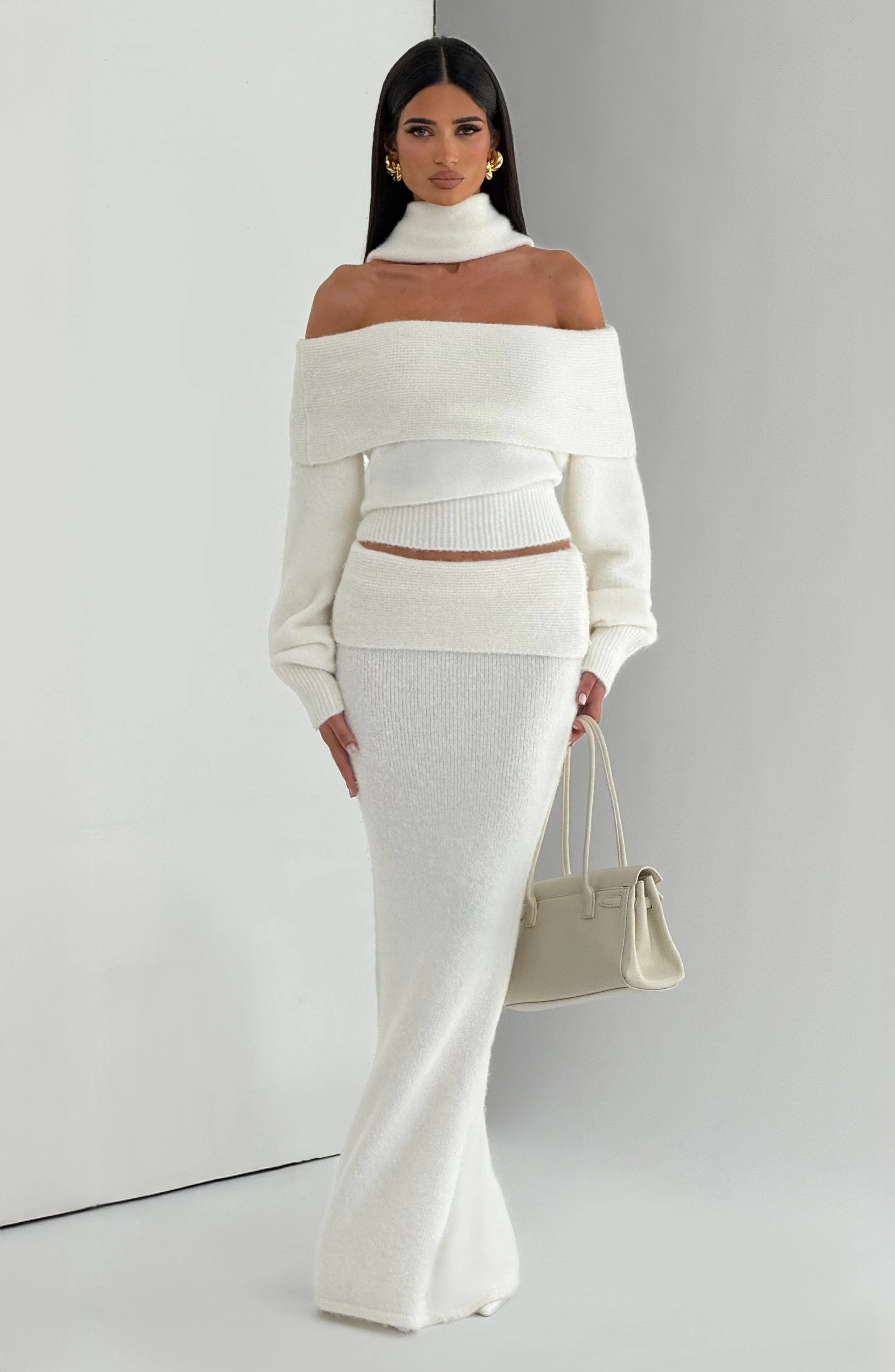 Andie Maxi Skirt - Ivory - Image 7