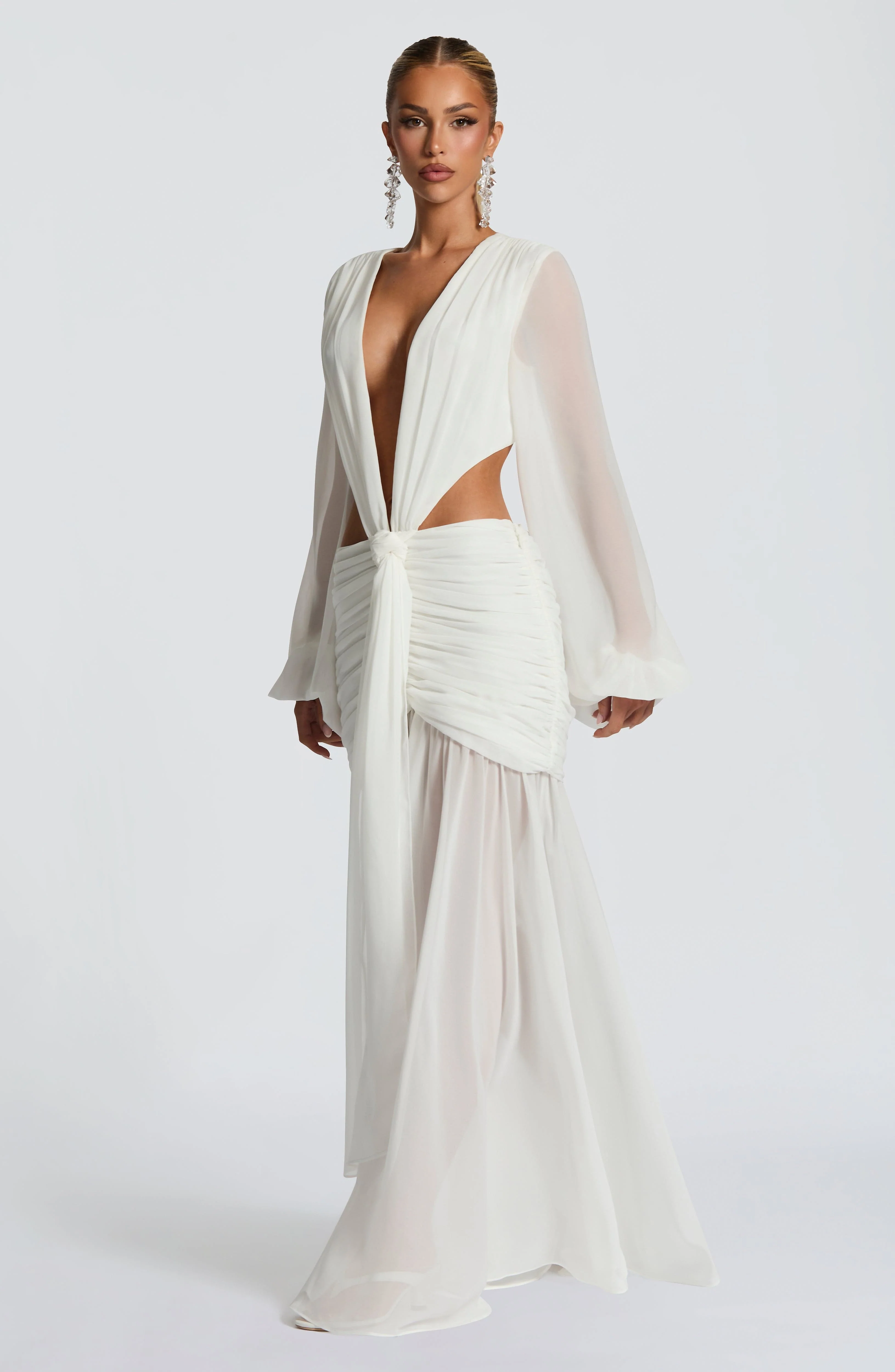 Andrina Maxi Dress - Ivory - Image 5