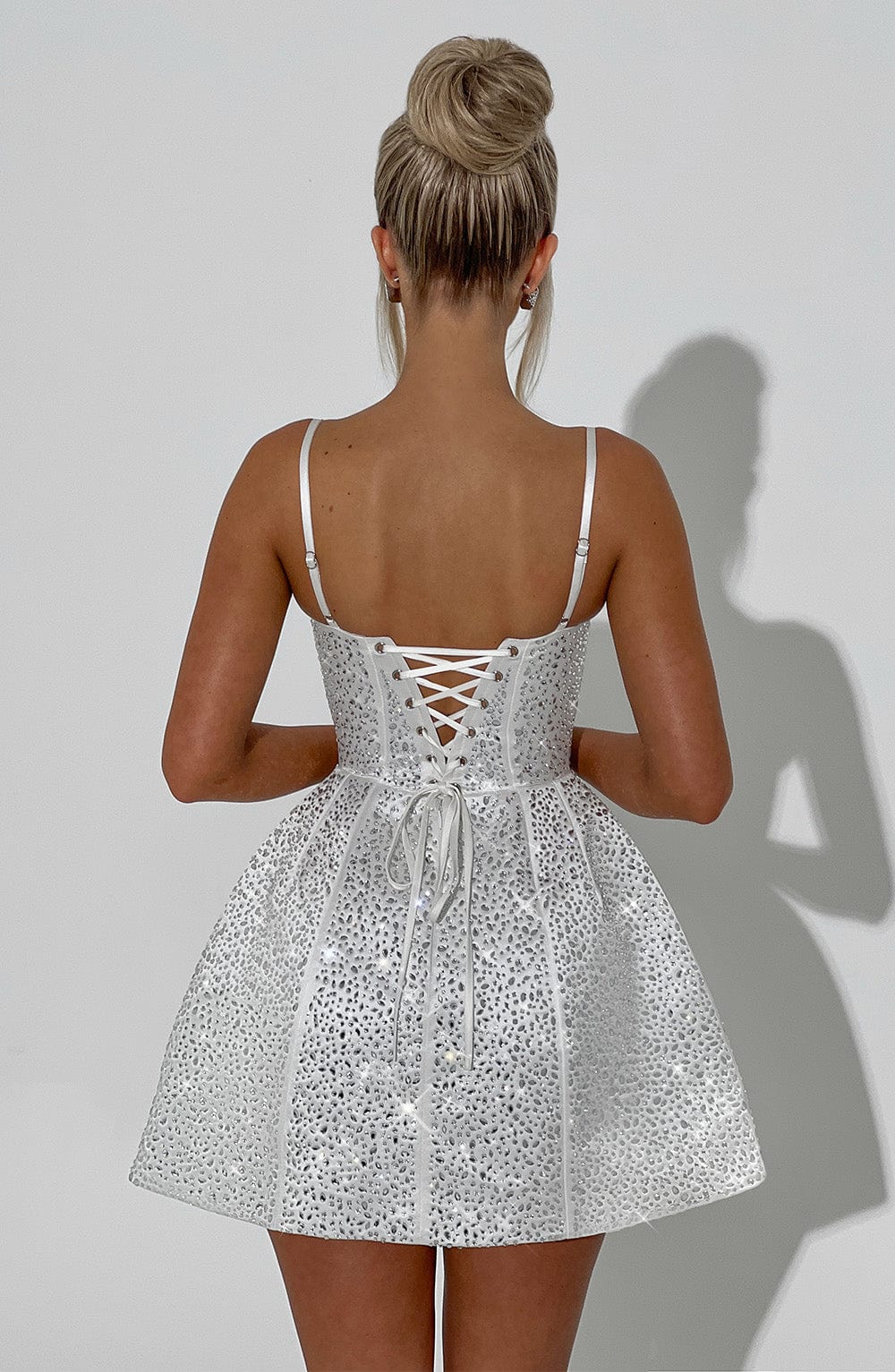 Angelique Mini Dress - Ivory - Image 8