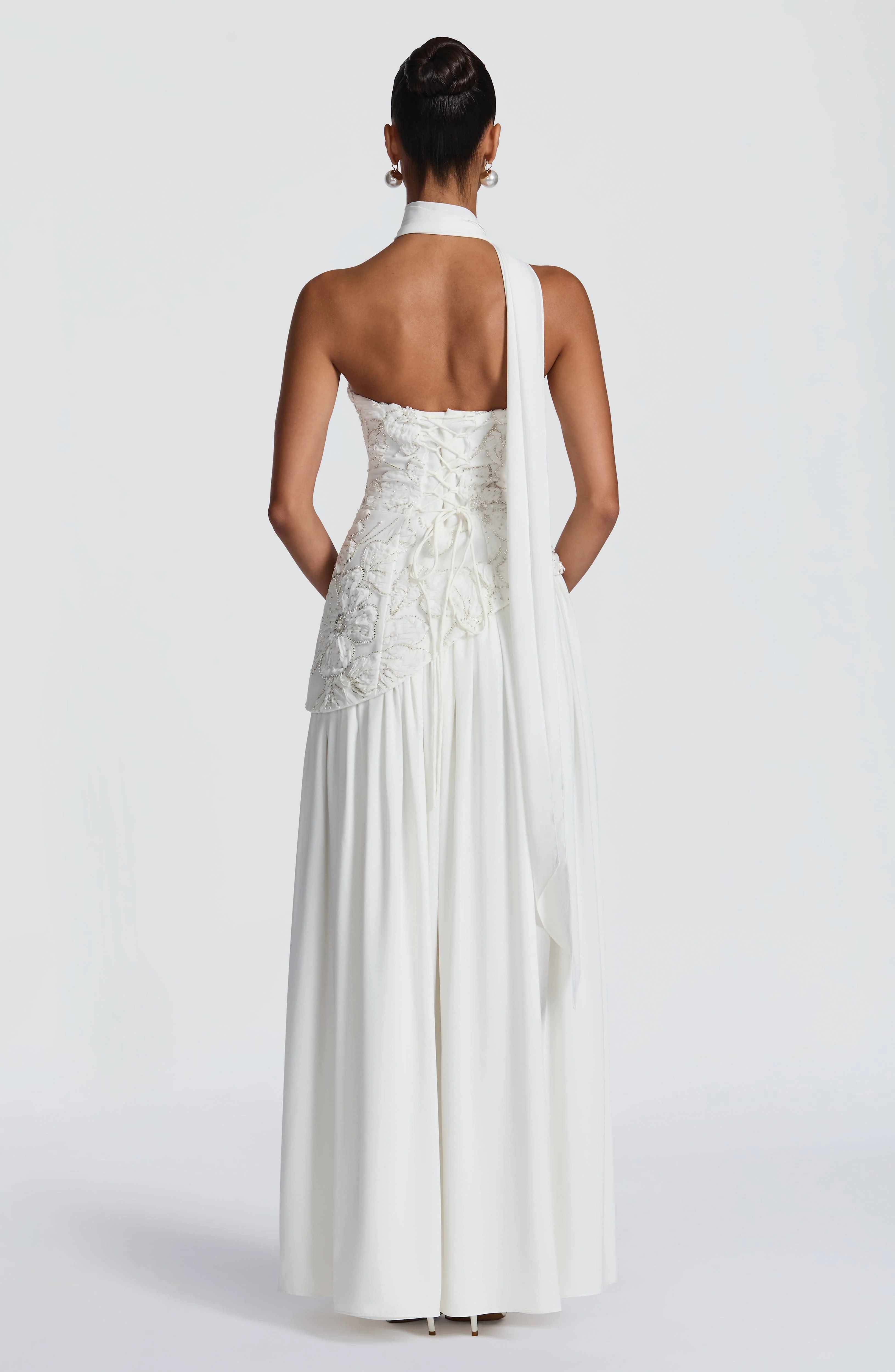 Anneliese Maxi Dress - Ivory - Image 18