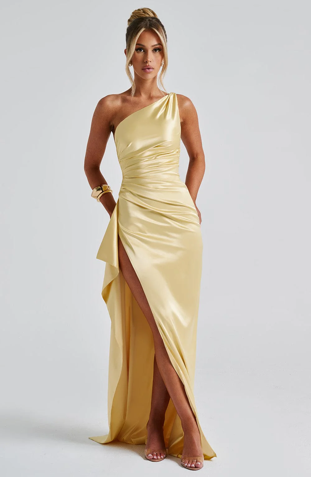 Ariel Maxi Dress - Lemon - Image 6