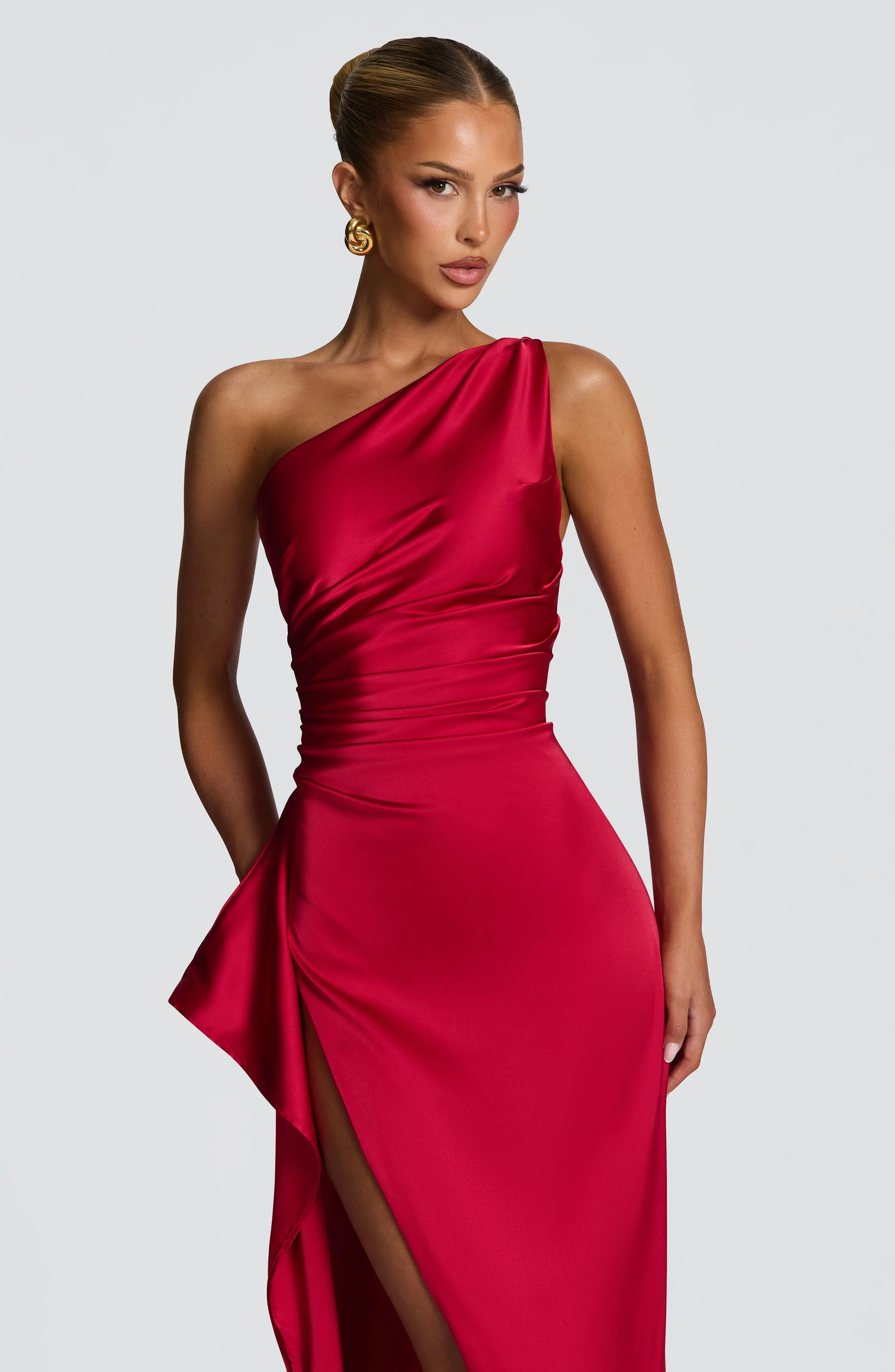Ariel Maxi Dress - Red - Image 4