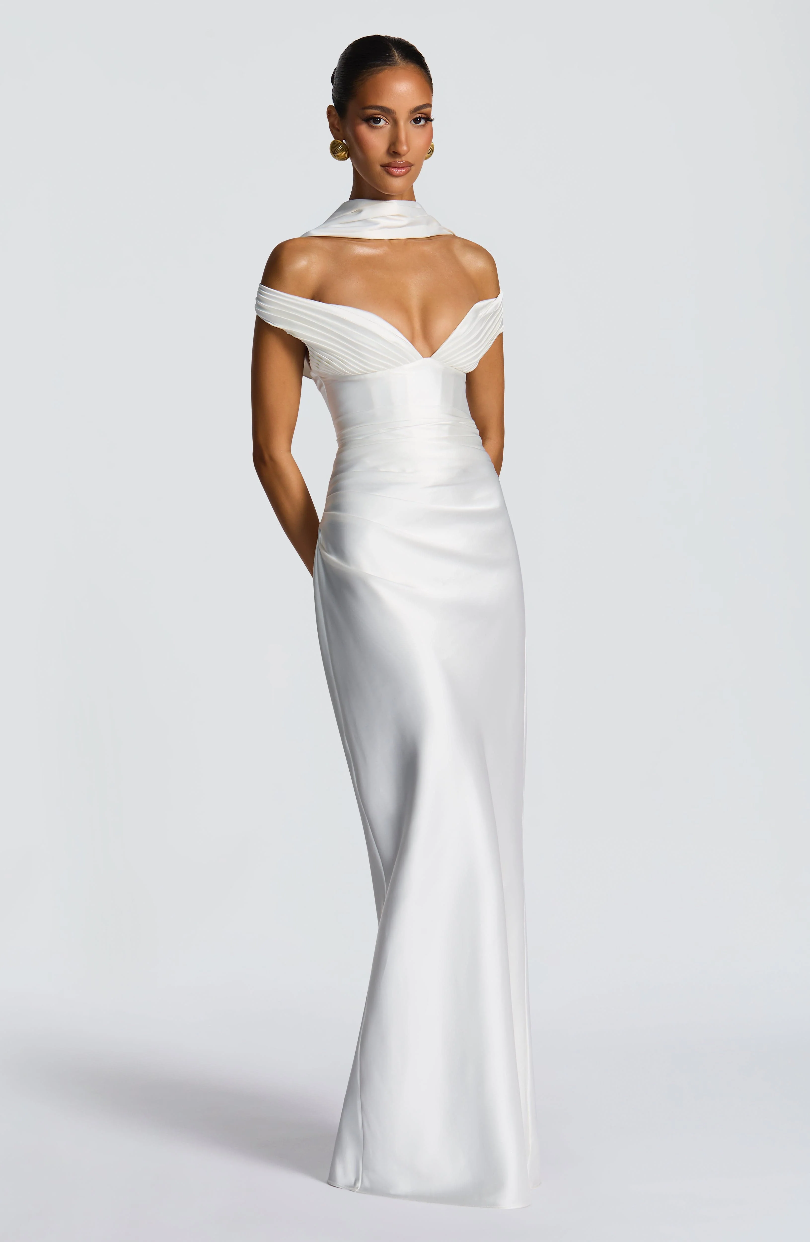 Aurelia Maxi Dress - Ivory - Image 10