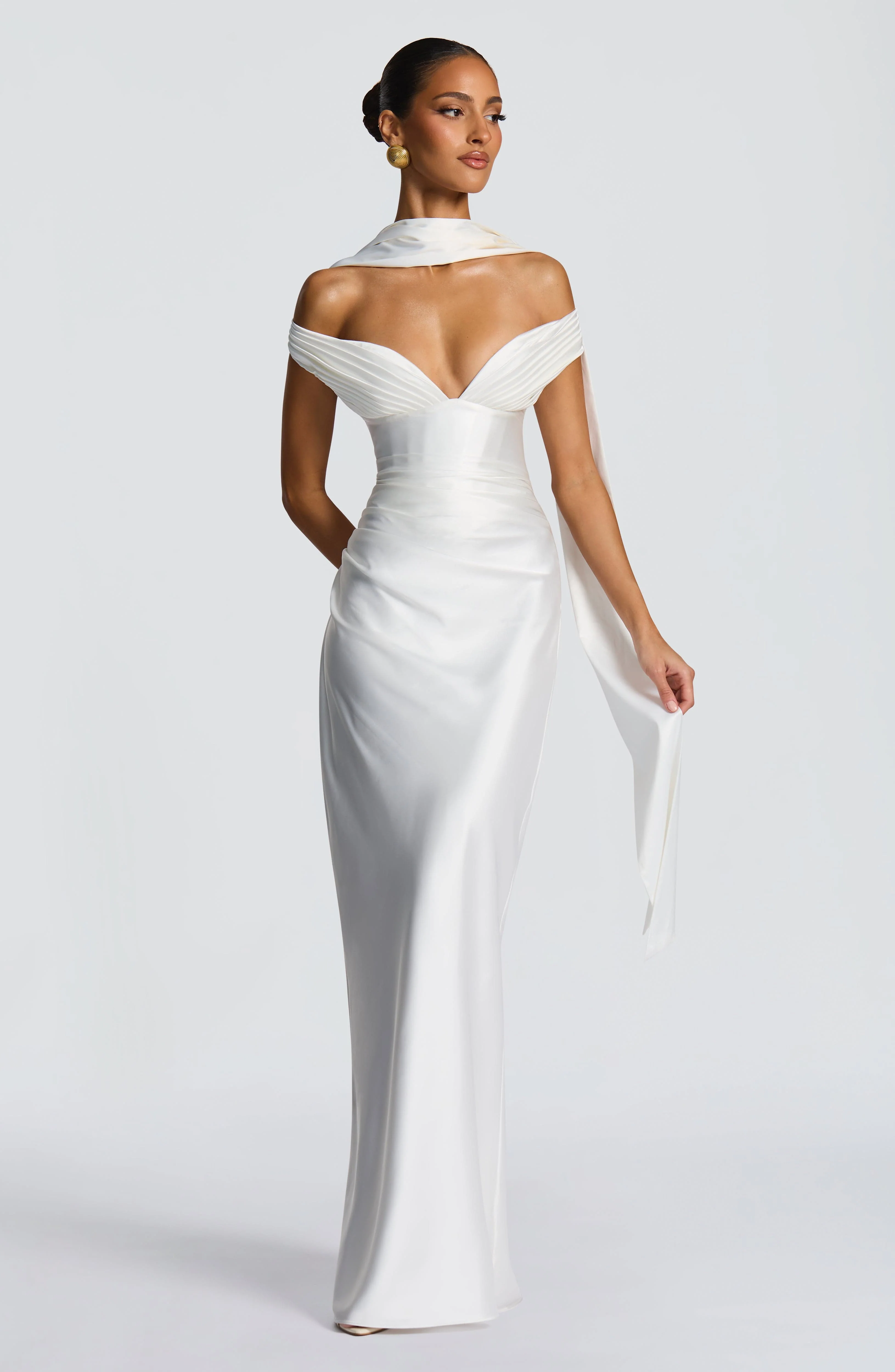Aurelia Maxi Dress - Ivory - Image 4