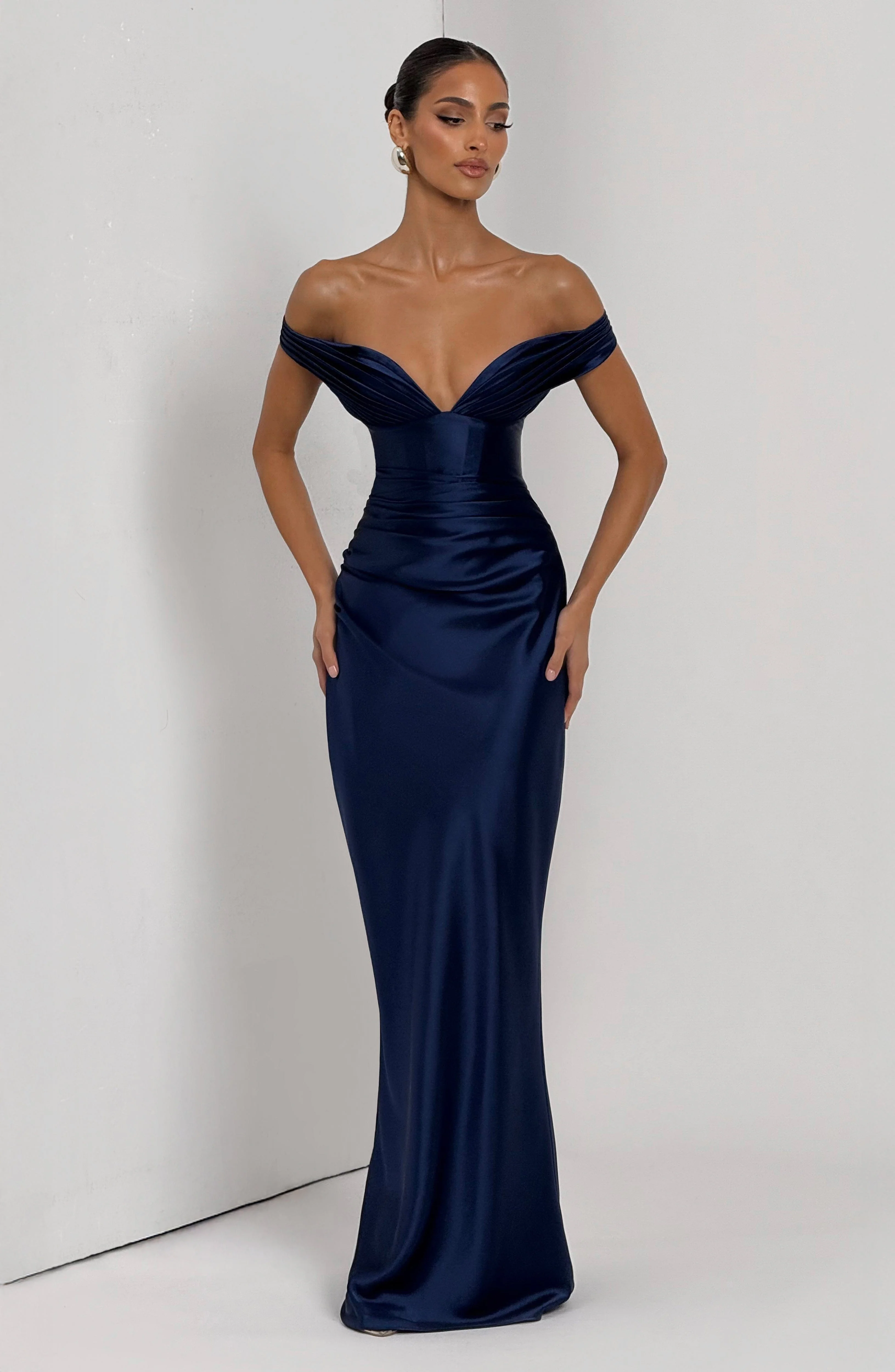 Aurelia Maxi Dress - Navy - Image 6