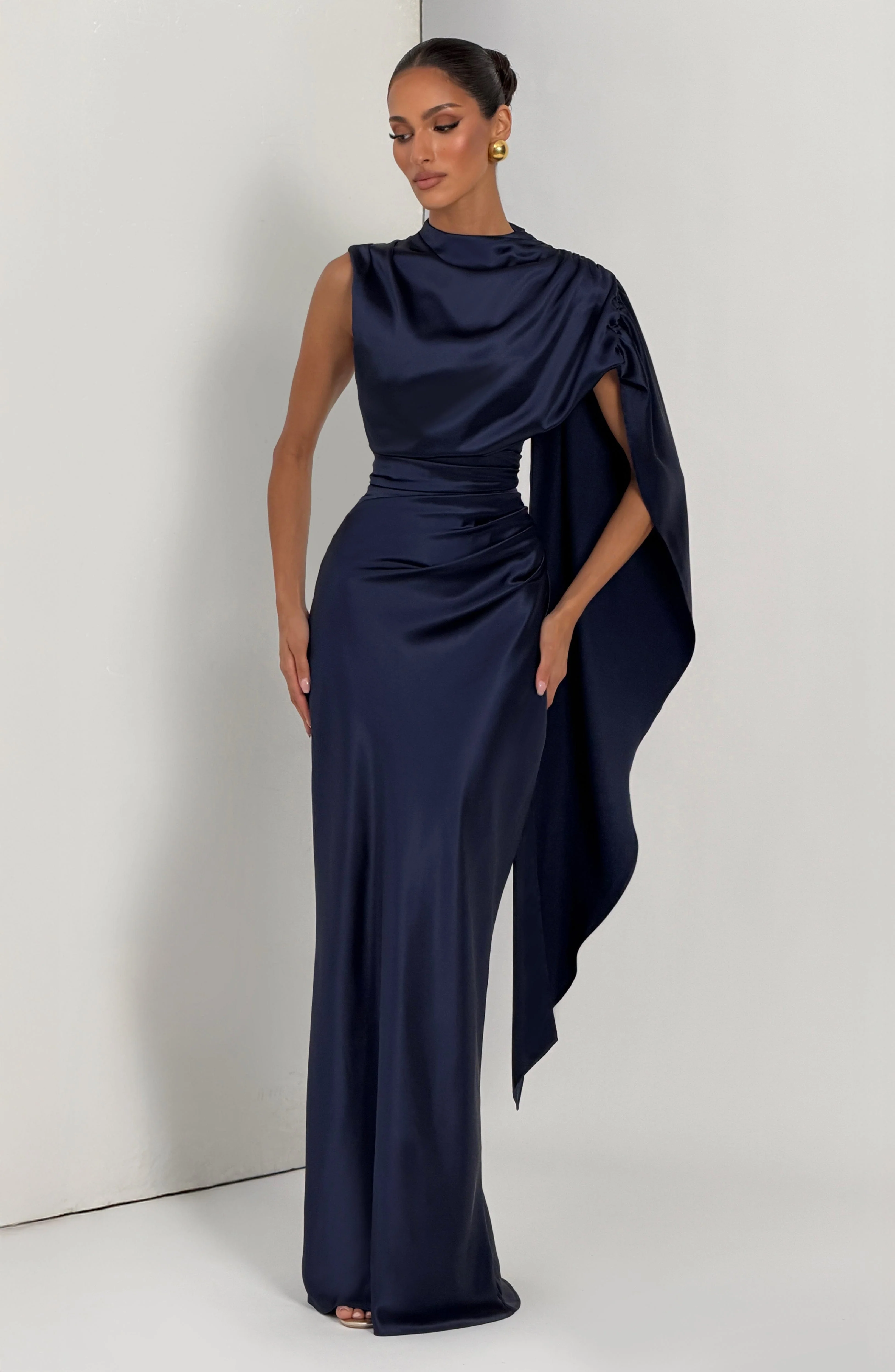 Avendra Maxi Dress - Navy - Image 6