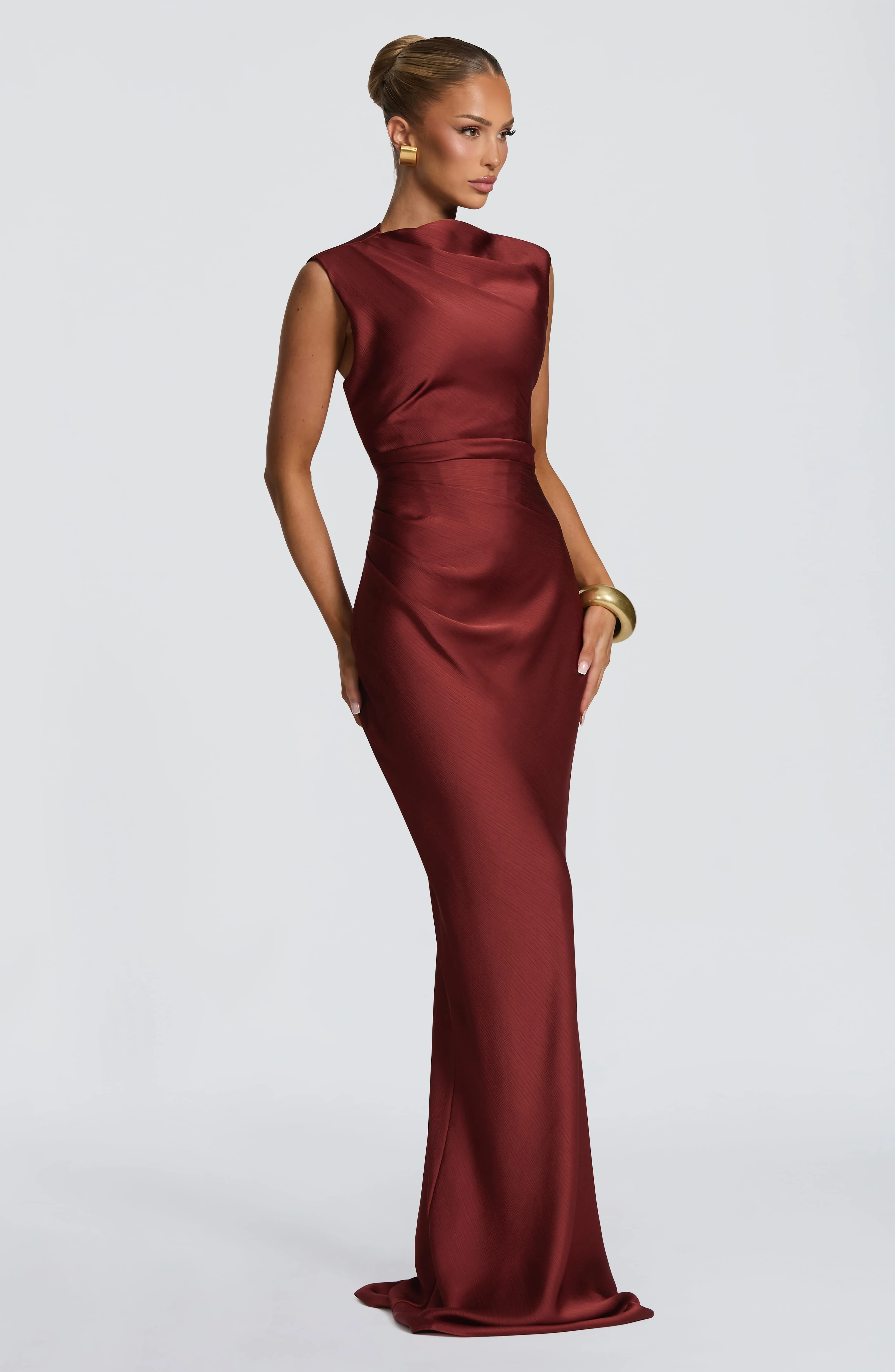 Avielle Maxi Dress - Deep Rust - Image 3