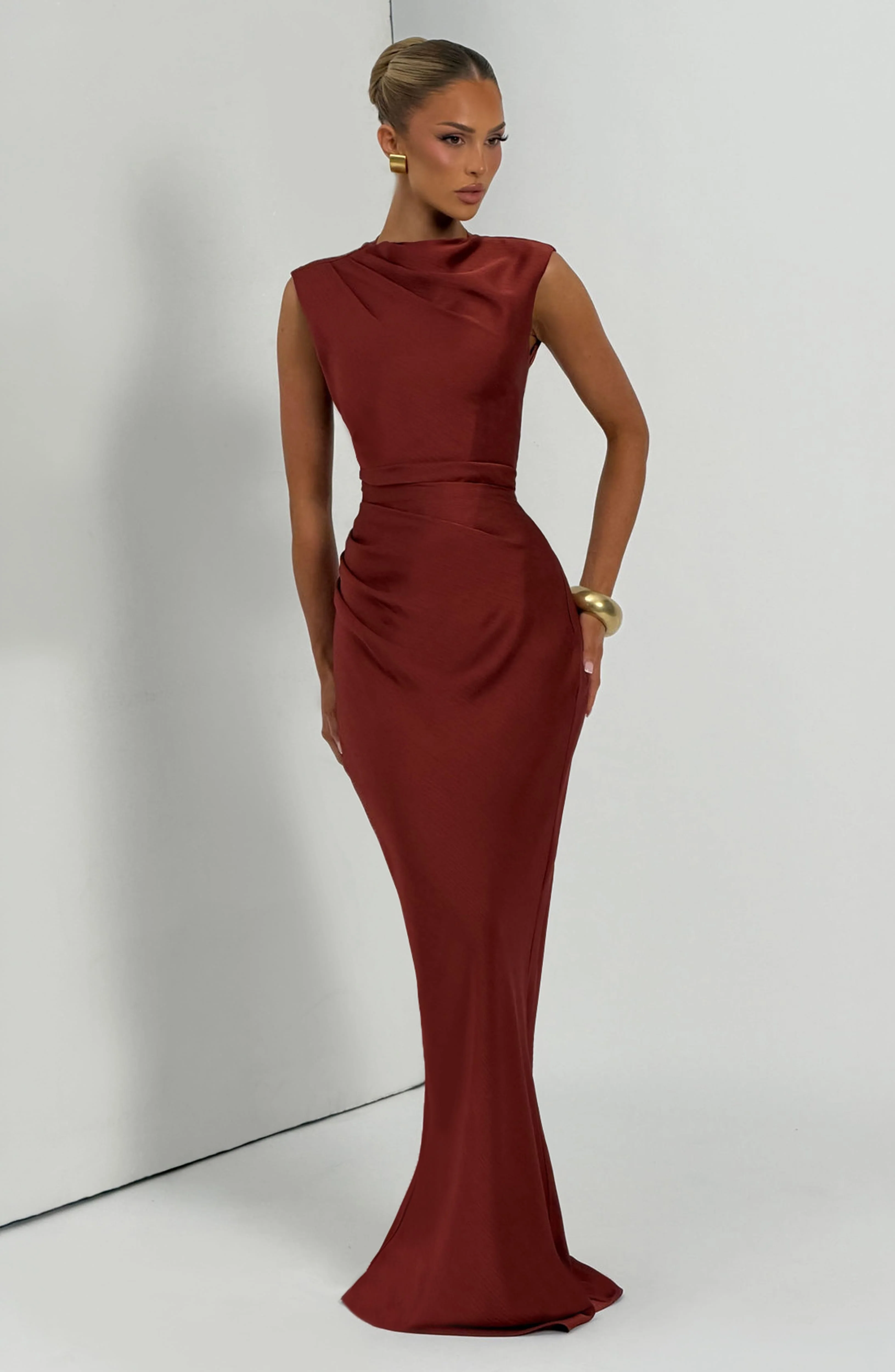 Avielle Maxi Dress - Deep Rust - Image 8