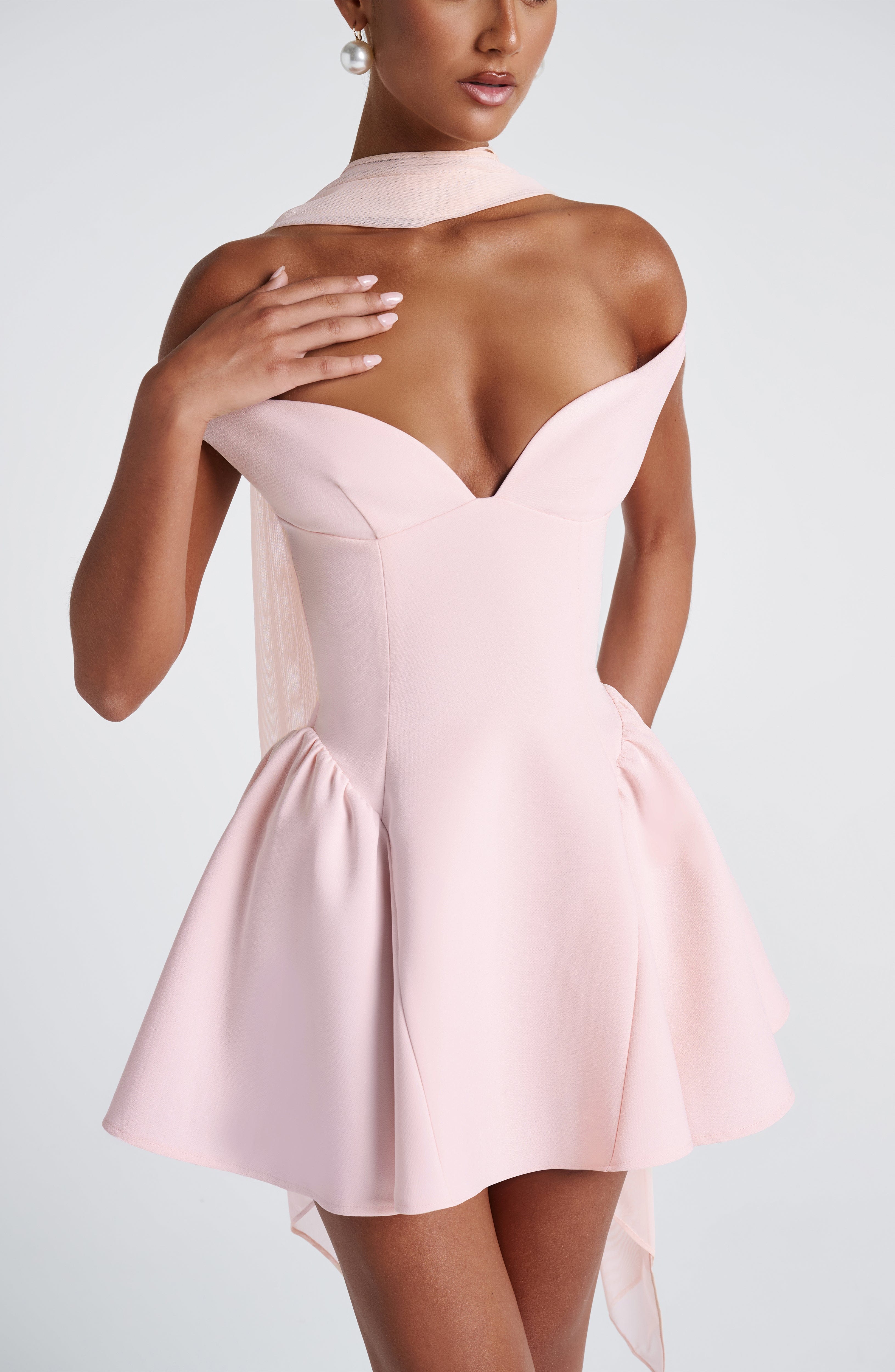 Ayla Scarf - Blush - Image 10