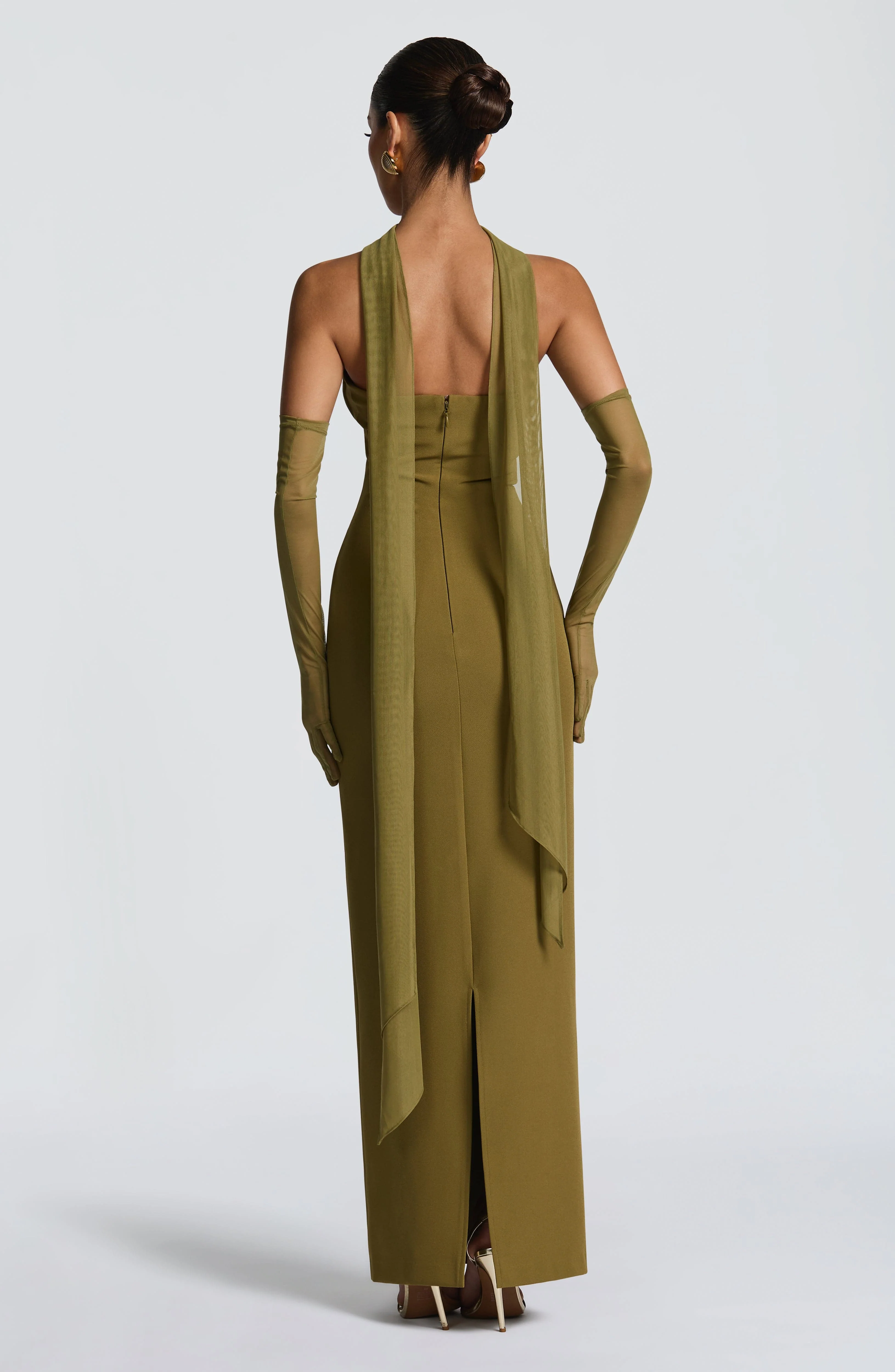 Ayla Scarf - Deep Olive - Image 2