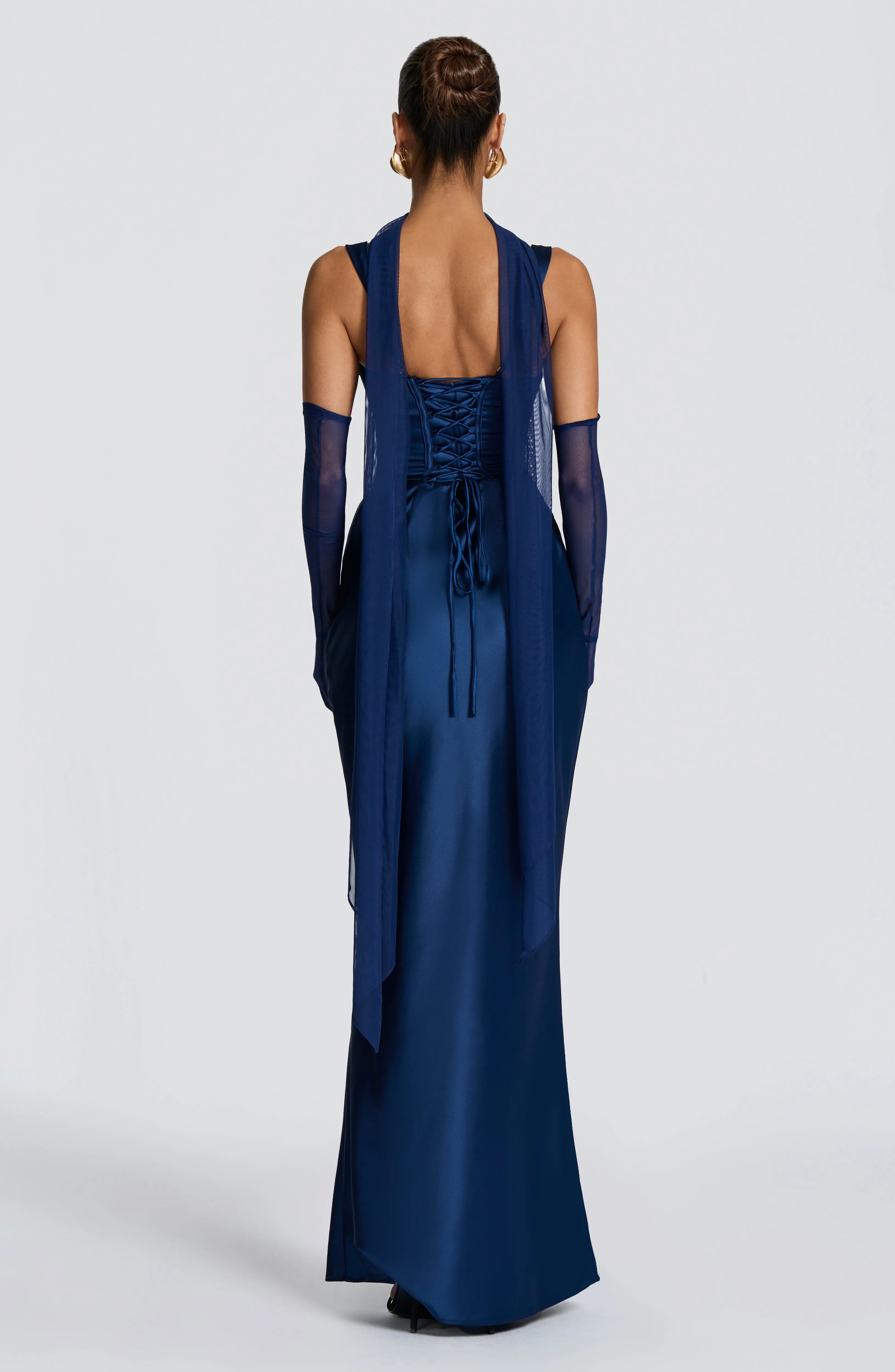 Ayla Scarf - Navy - Image 2