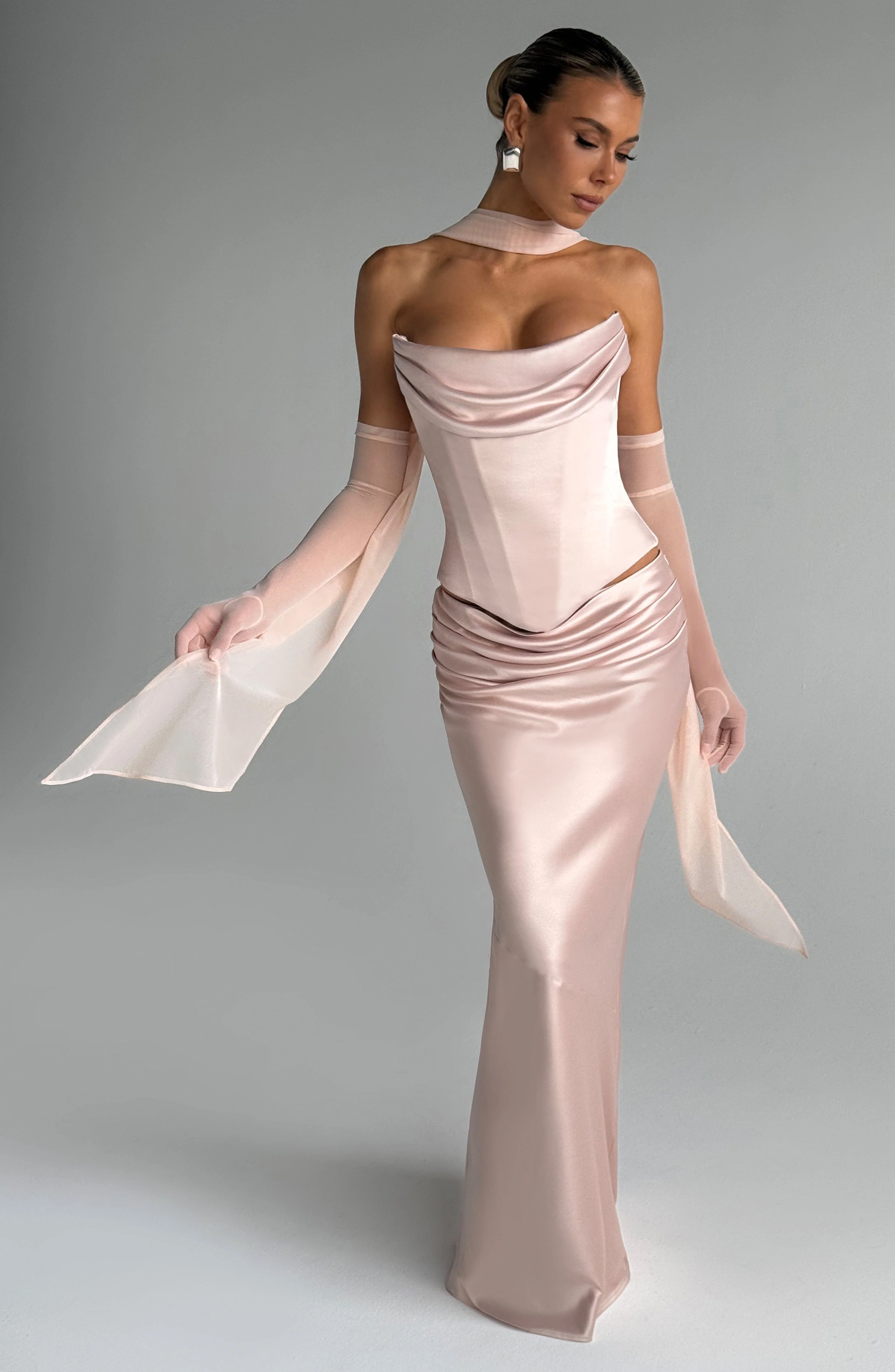Ayla Scarf - Soft Peach - Image 9