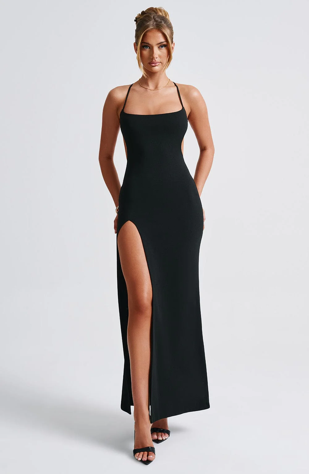 Beatrix Maxi Dress - Black - Image 12