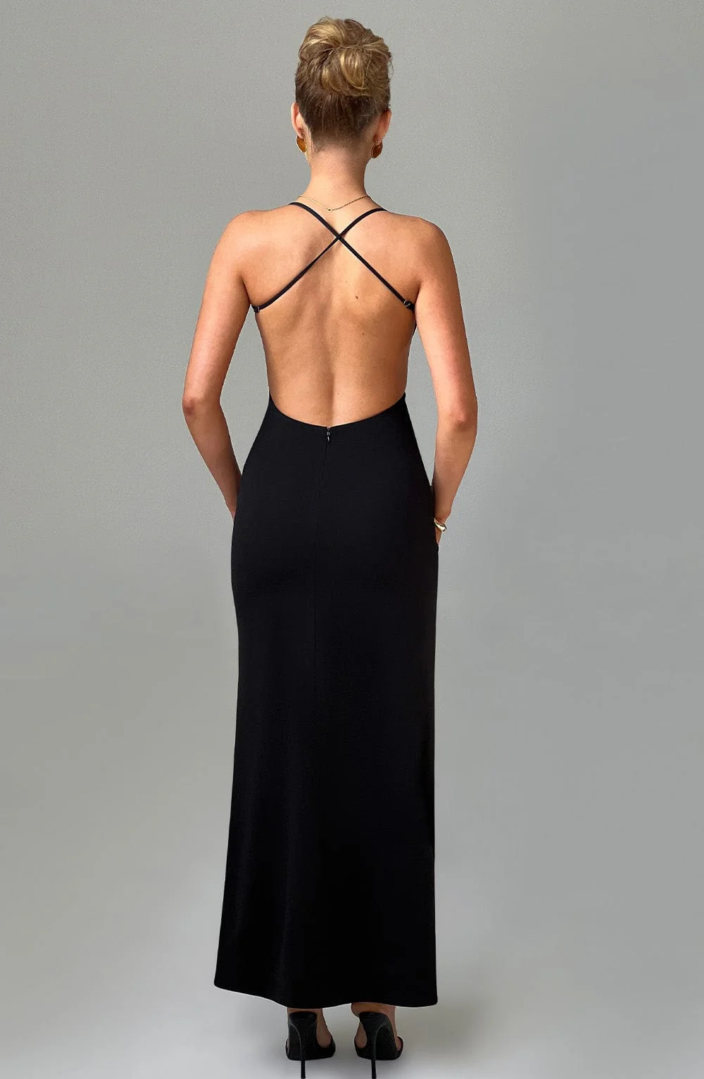Beatrix Maxi Dress - Black - Image 4