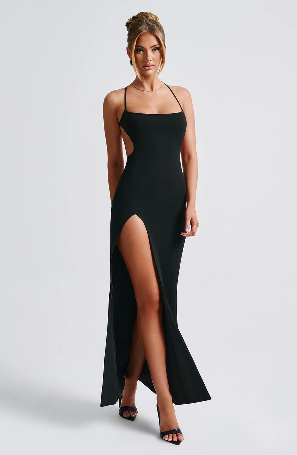 Beatrix Maxi Dress - Black - Image 5