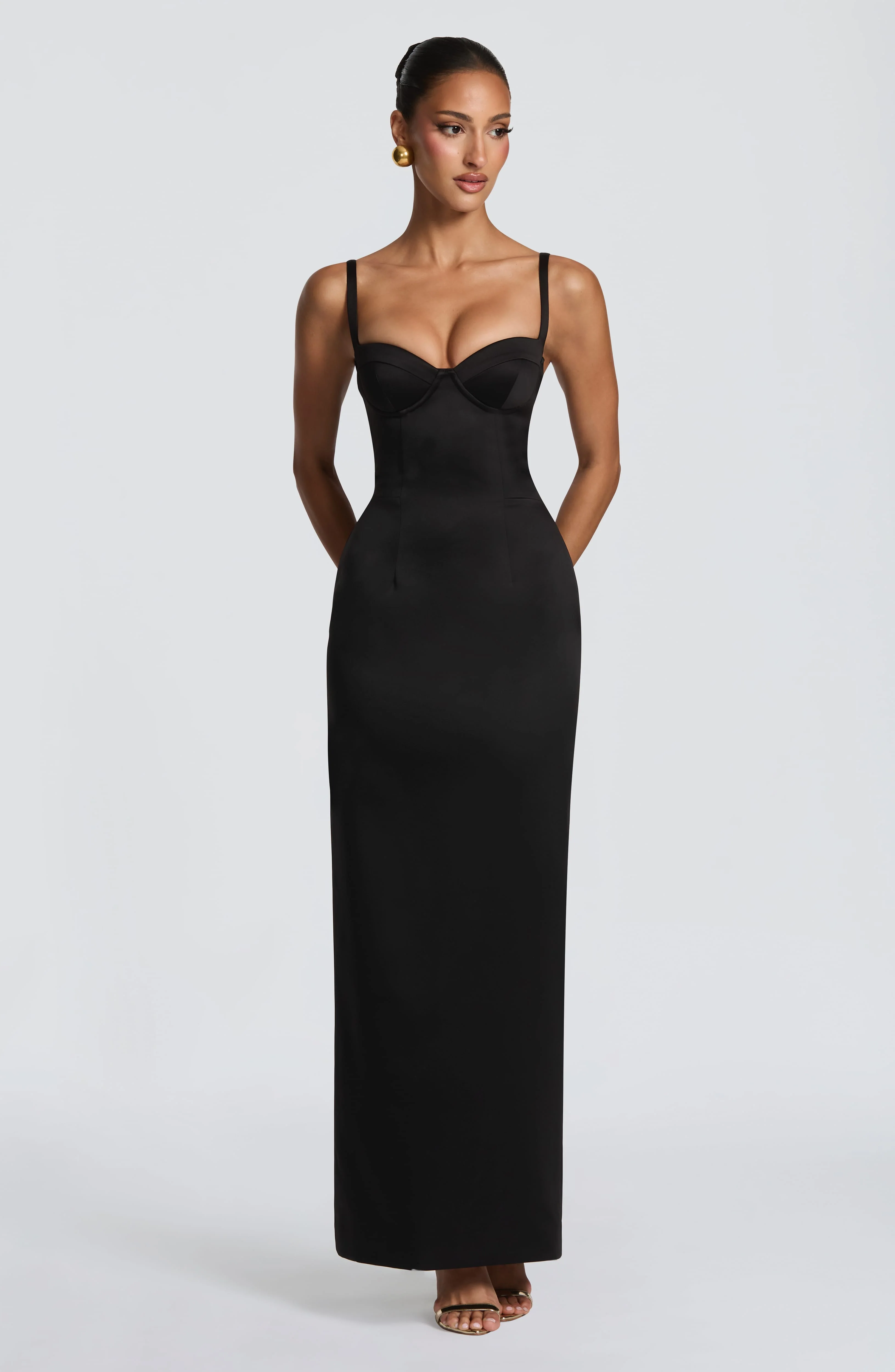 Bennett Maxi Dress - Black - Image 5