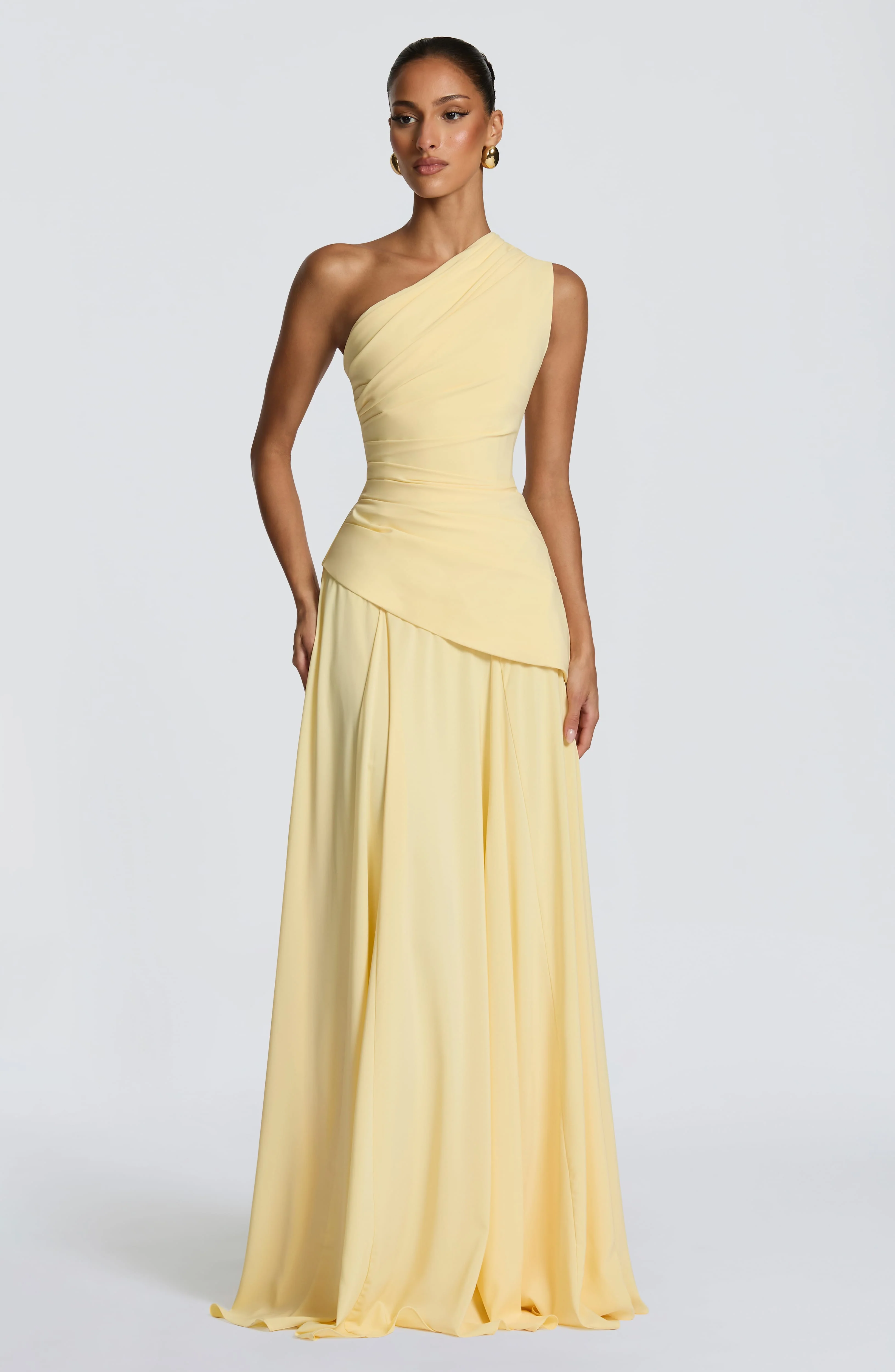 Bianca Maxi Dress - Lemon - Image 6