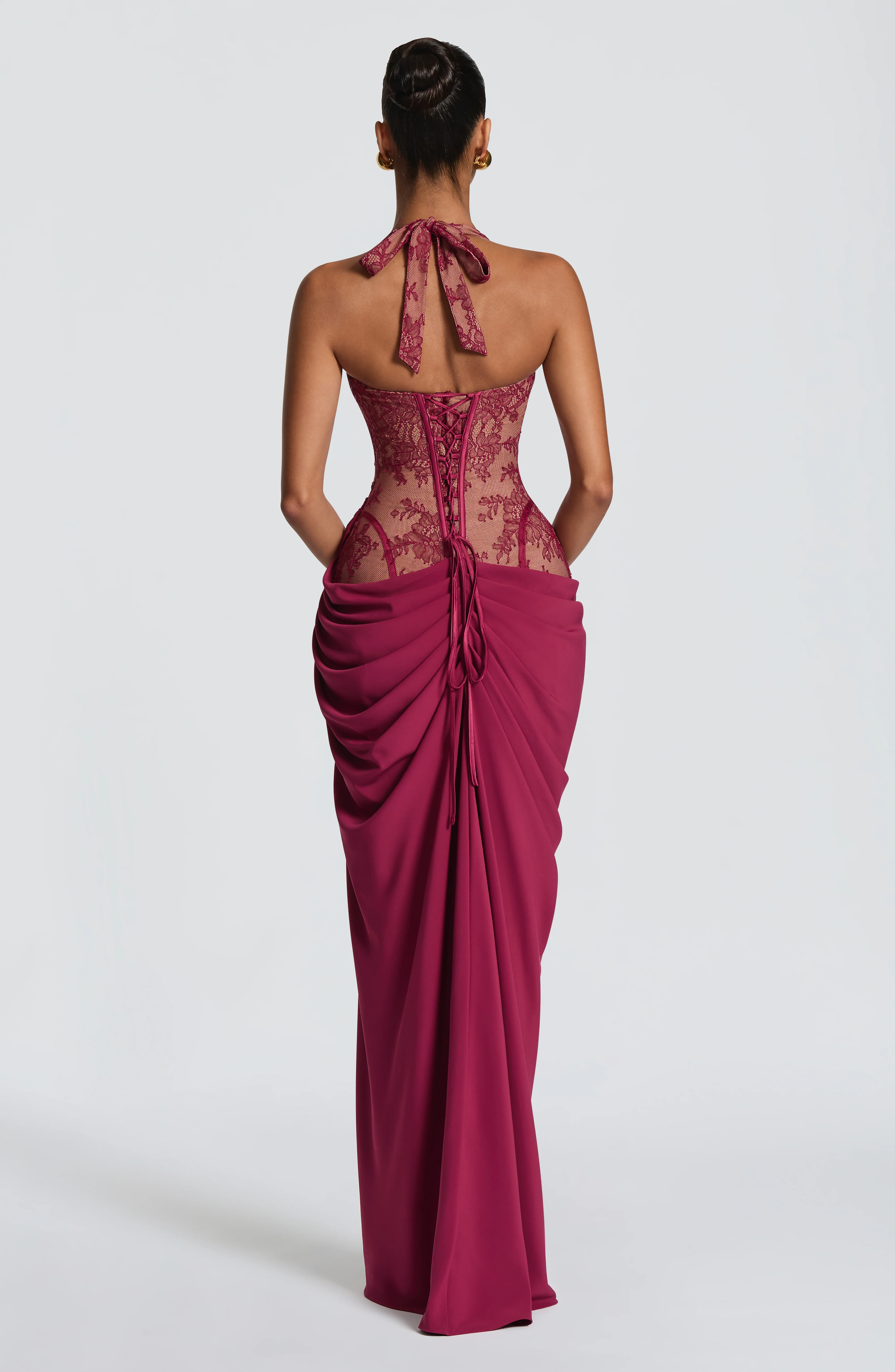 Bonita Maxi Dress - Mulberry - Image 2