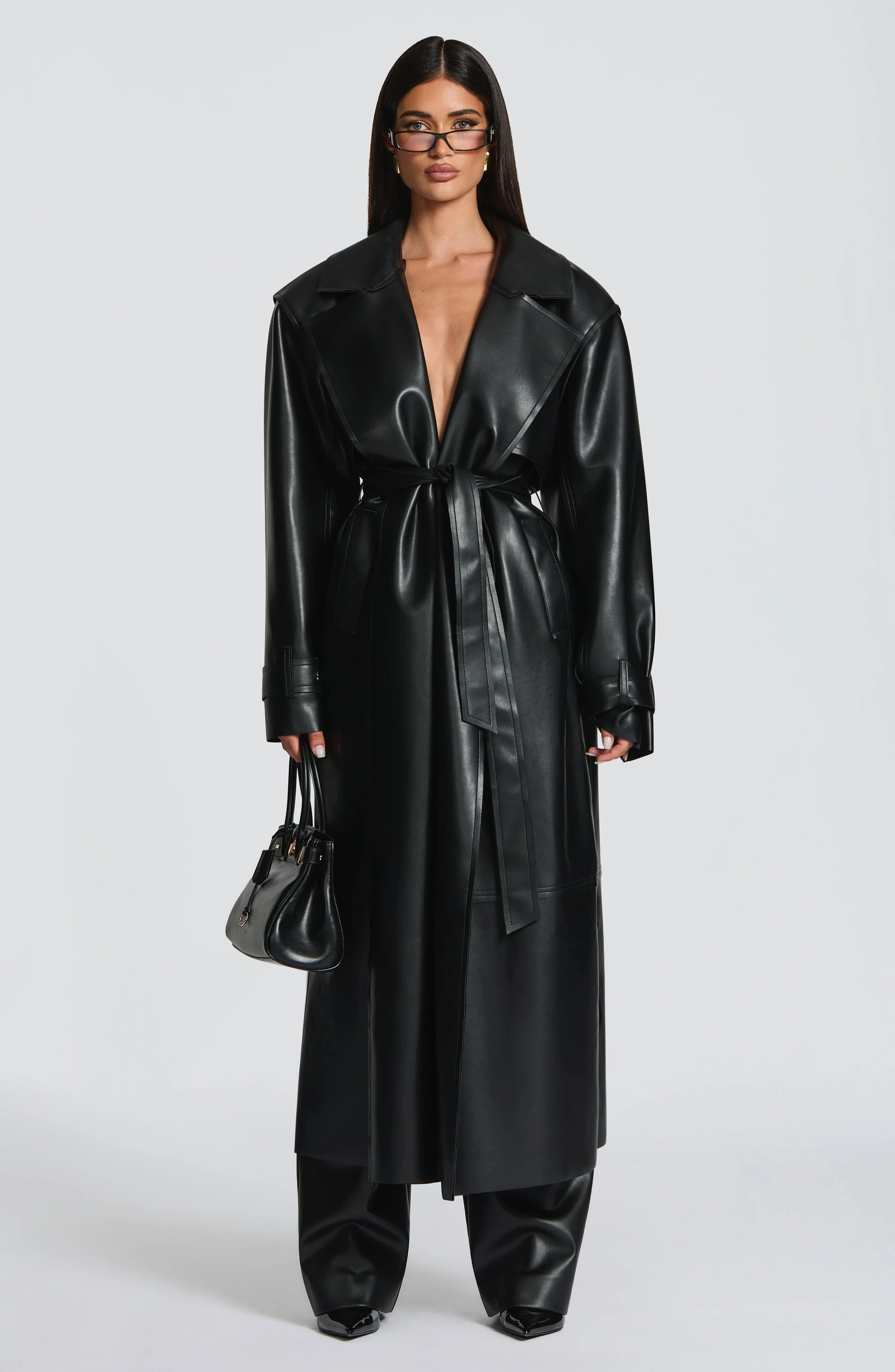Bridget Trench Coat - Black - Image 5