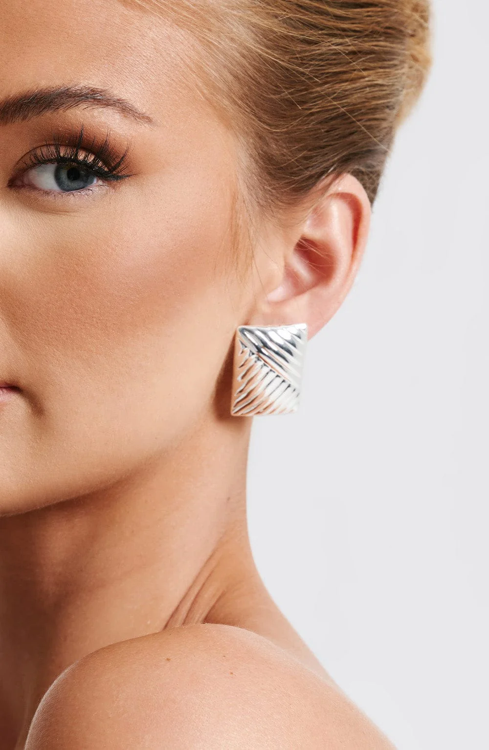 Bronte Earrings - Silver - Image 2