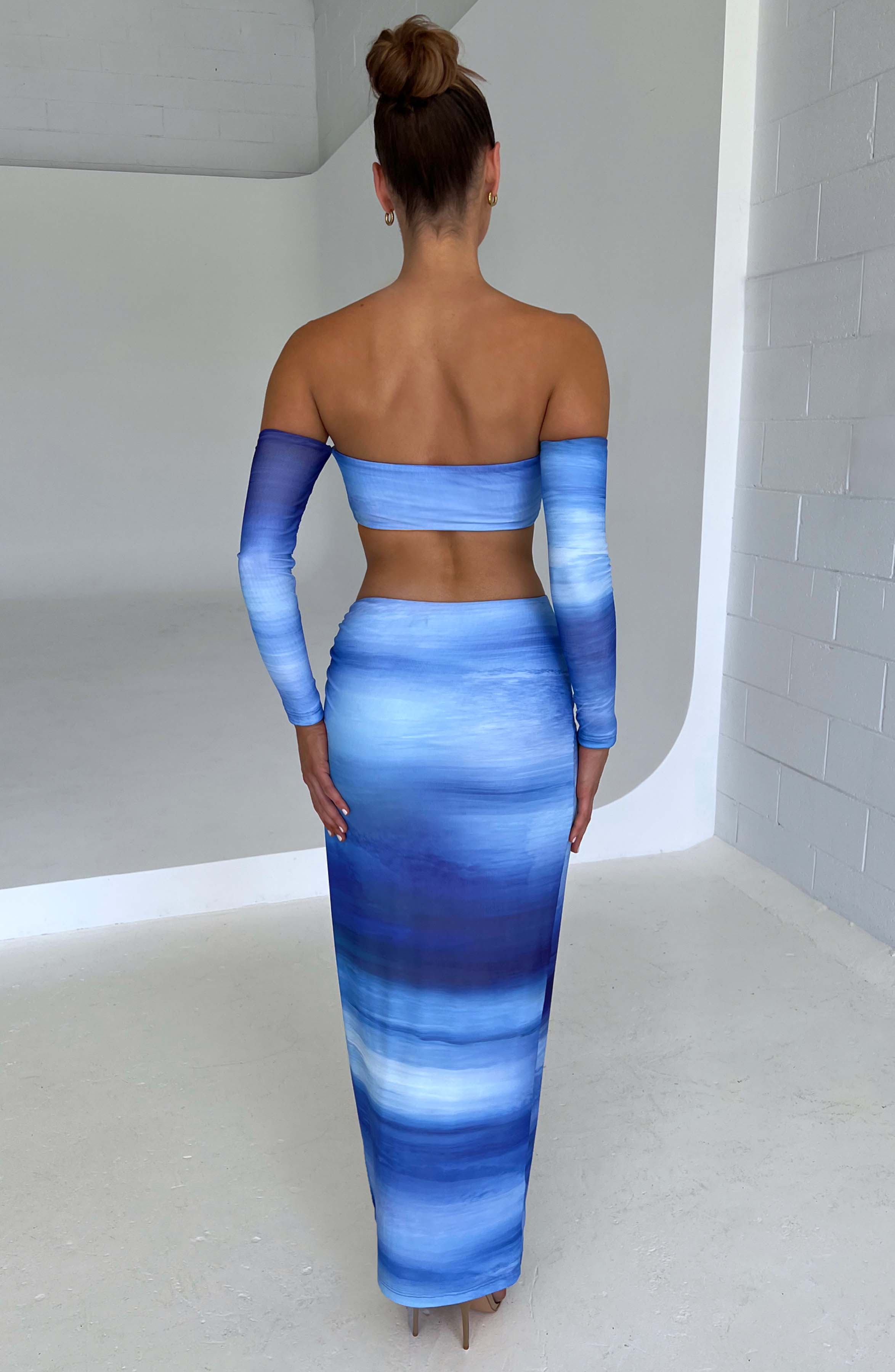 Brynn Top - Blue Haze Print - Image 3