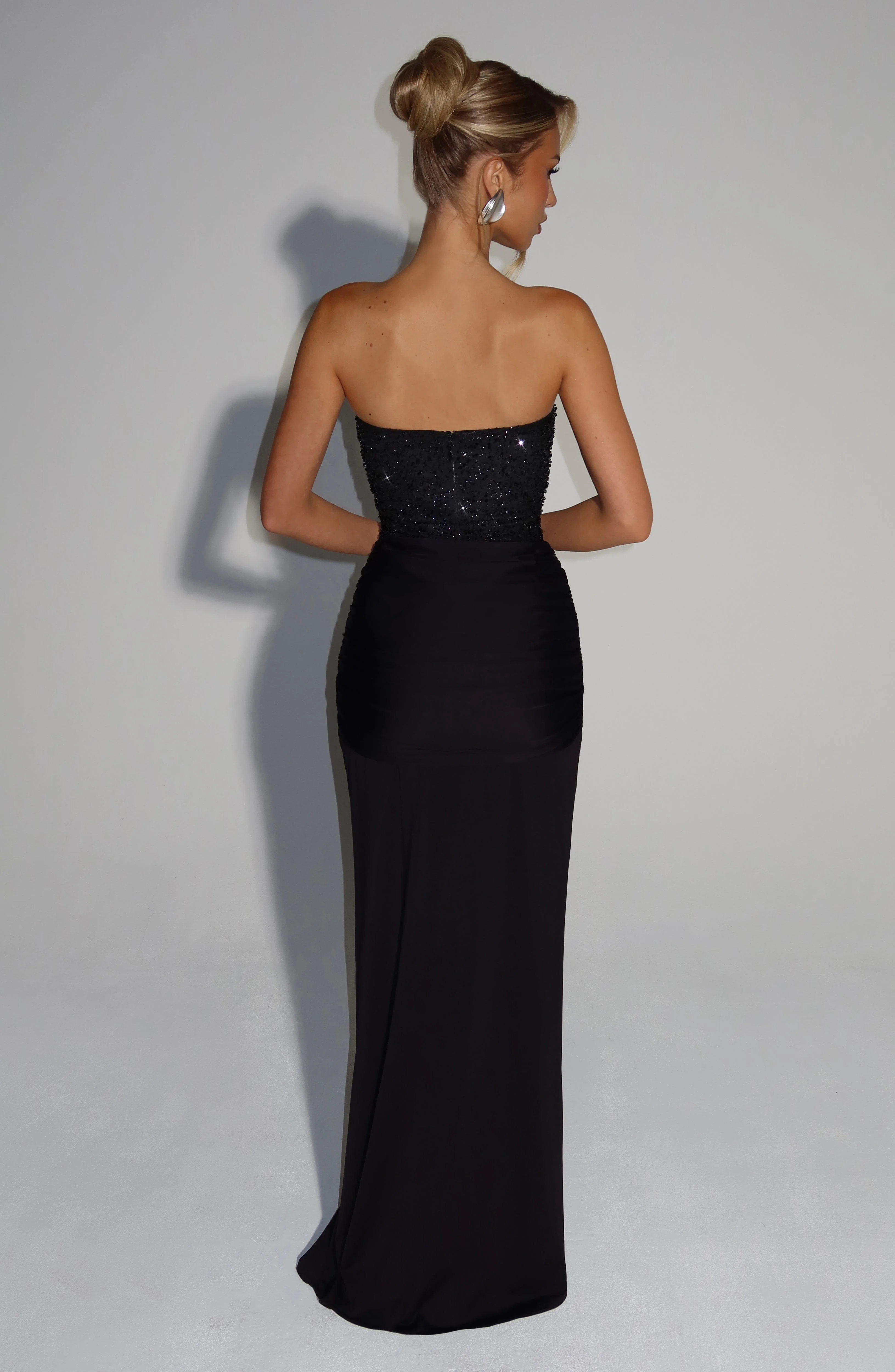 Carina Maxi Dress - Black - Image 2