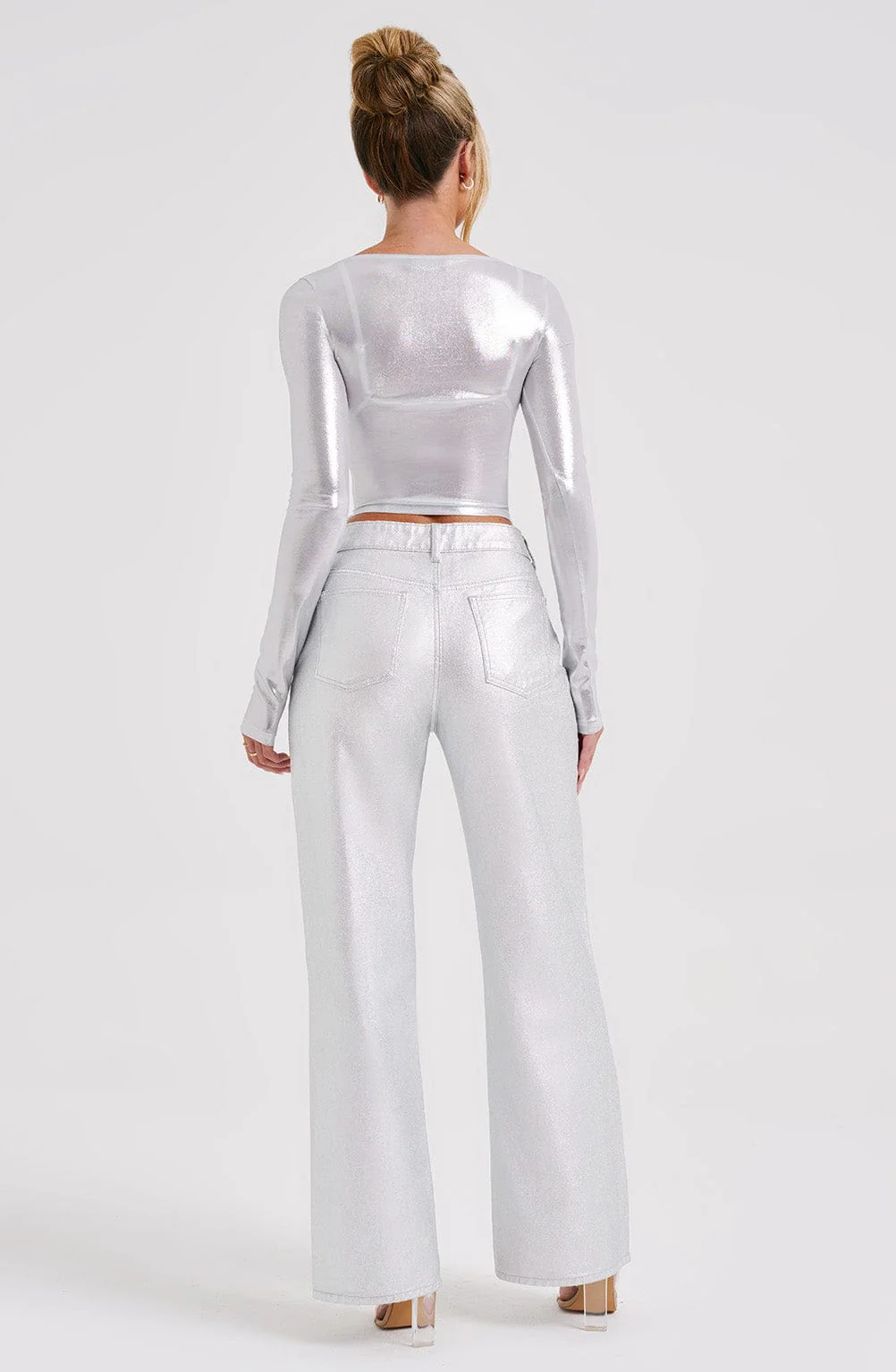 Cassidy Pant - Silver - Image 9