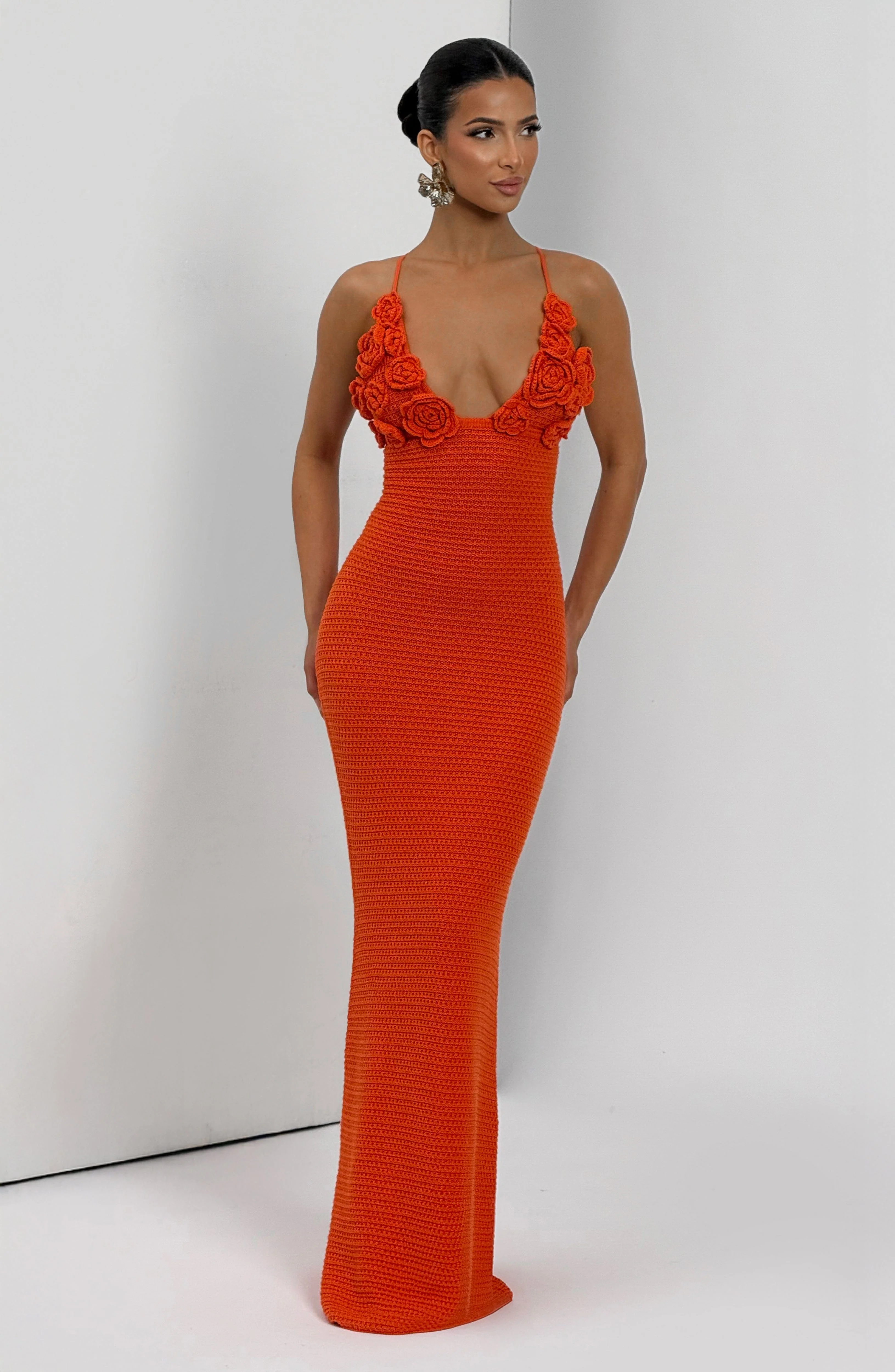 Celaena Maxi Dress - Orange - Image 7