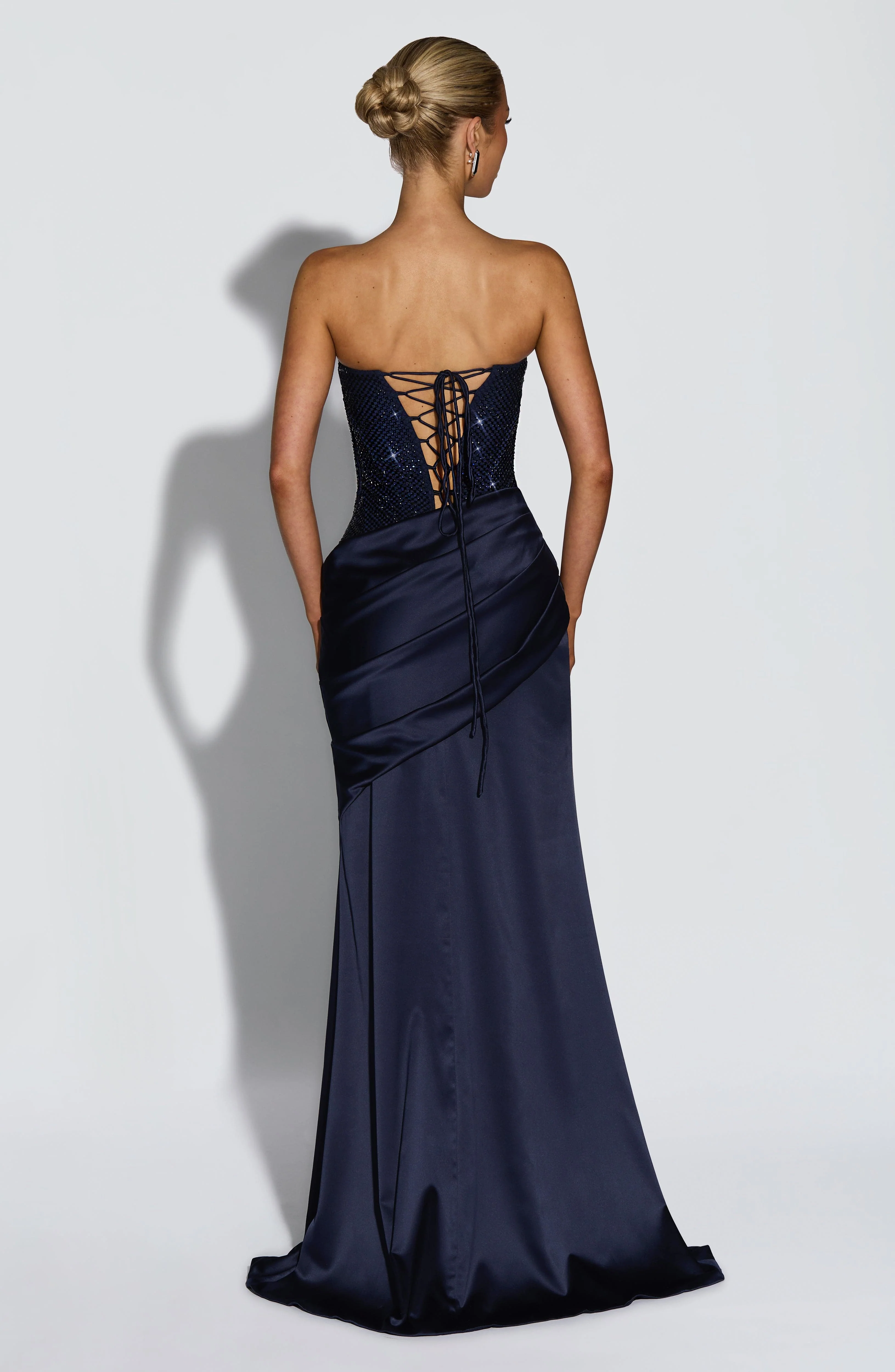 Celestia Maxi Dress - Navy - Image 2
