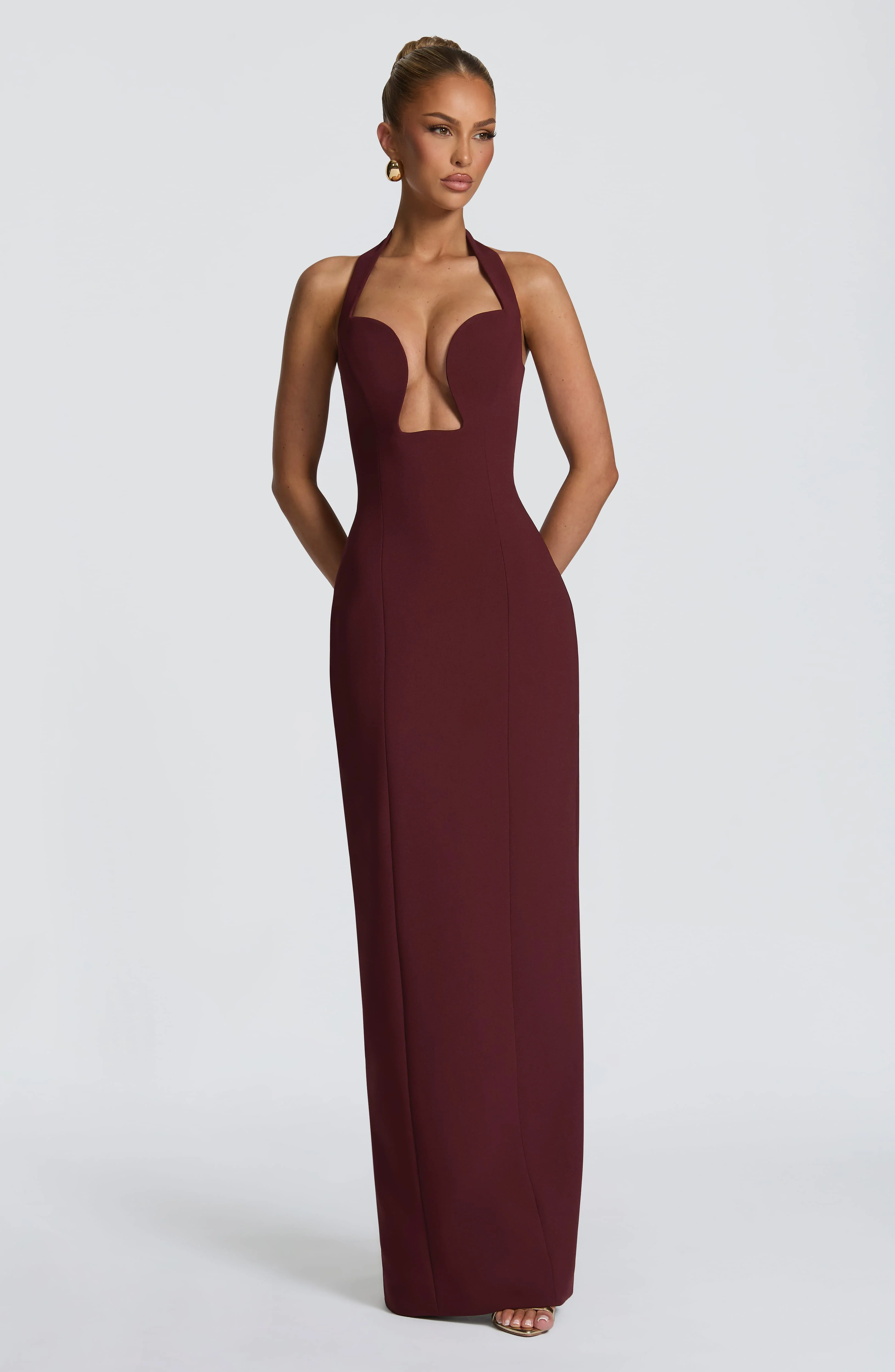 Charlotte Maxi Dress - Cherry Lacquer - Image 7