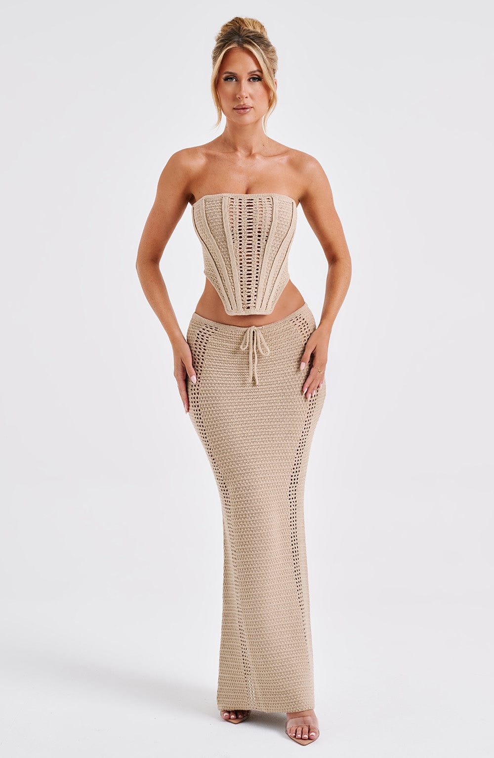Chayenne Maxi Skirt - Beige - Image 10