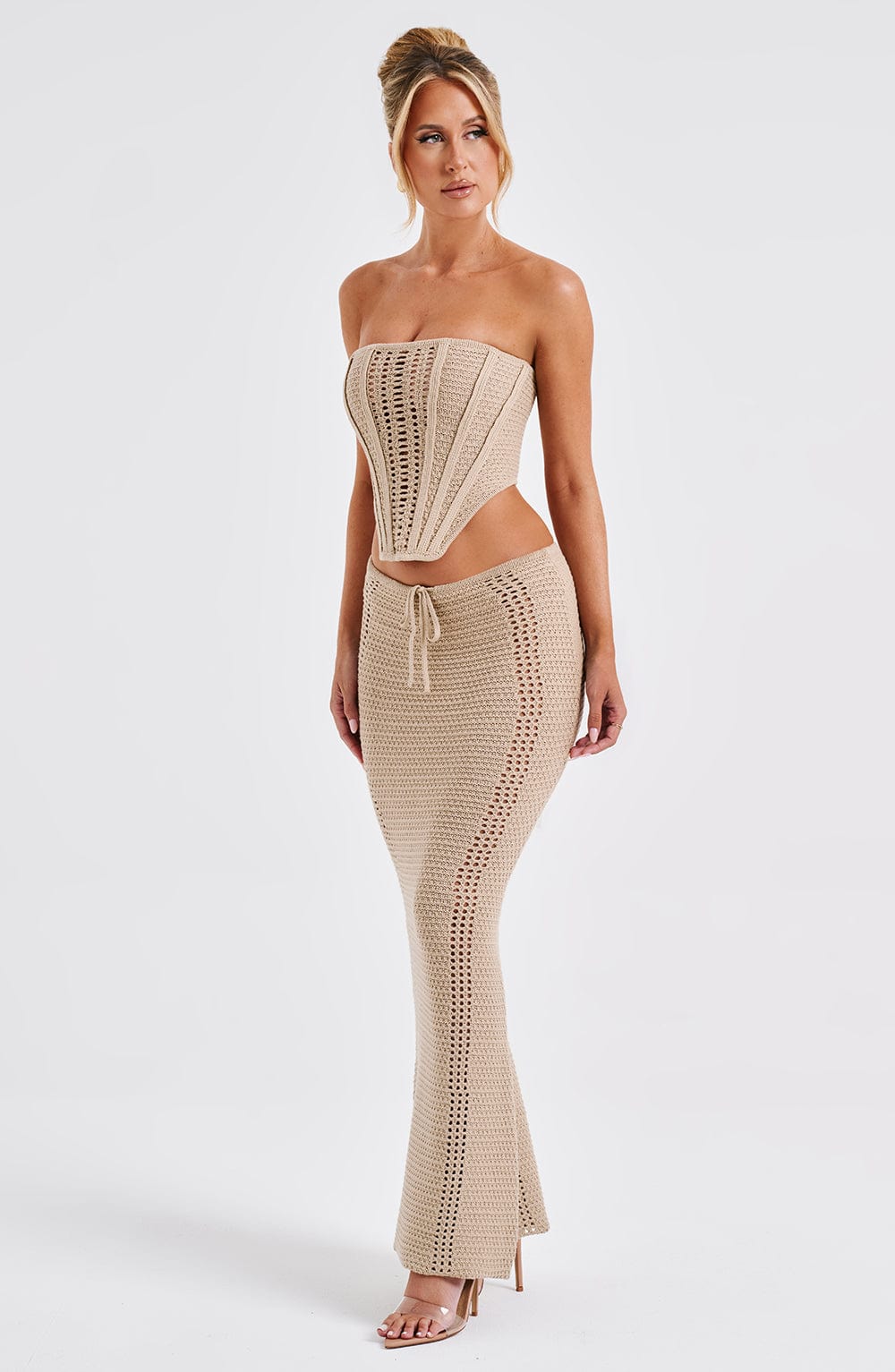 Chayenne Maxi Skirt - Beige - Image 11
