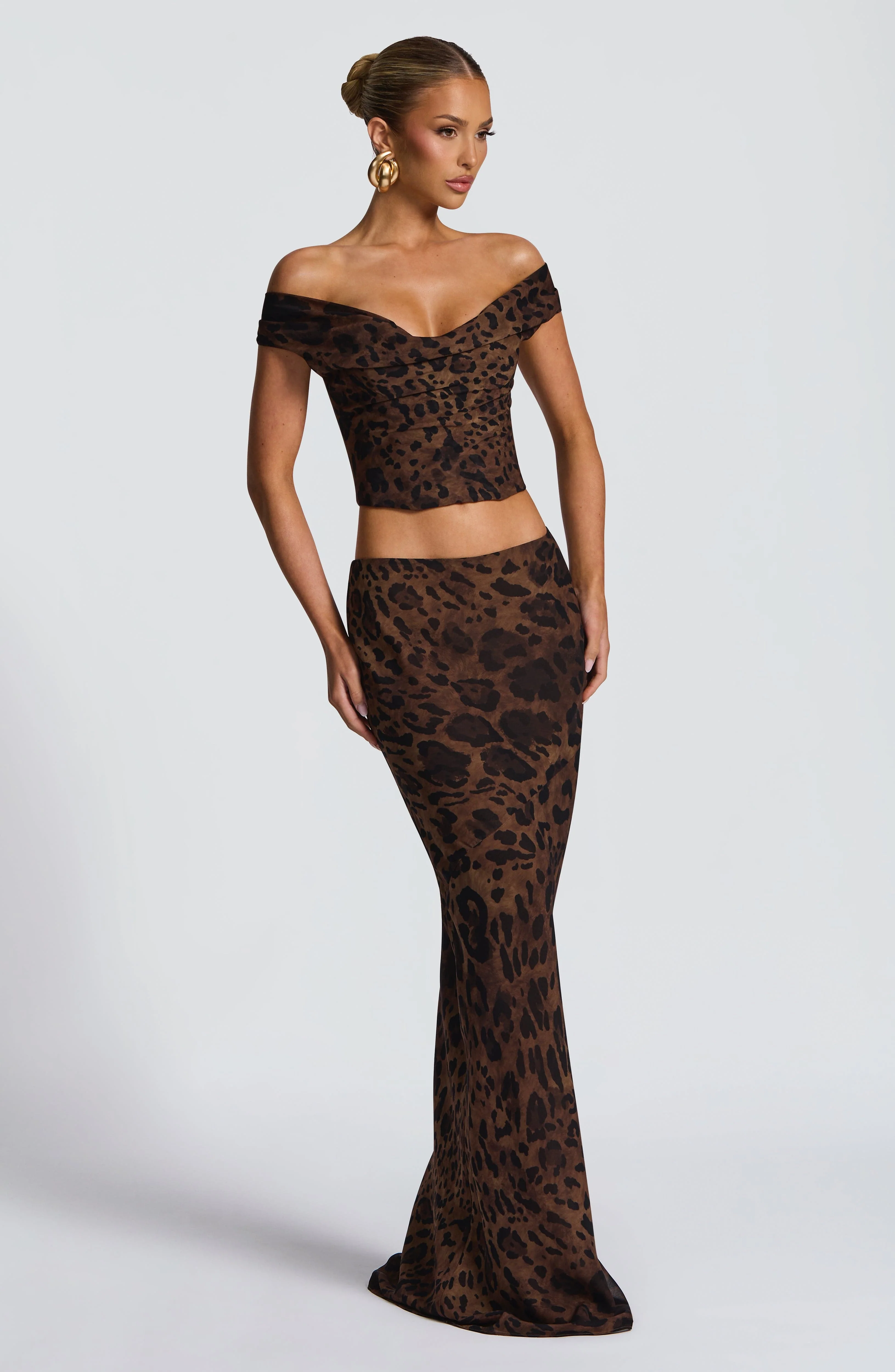 Chrysoula Maxi Skirt - Leopard Print - Image 4