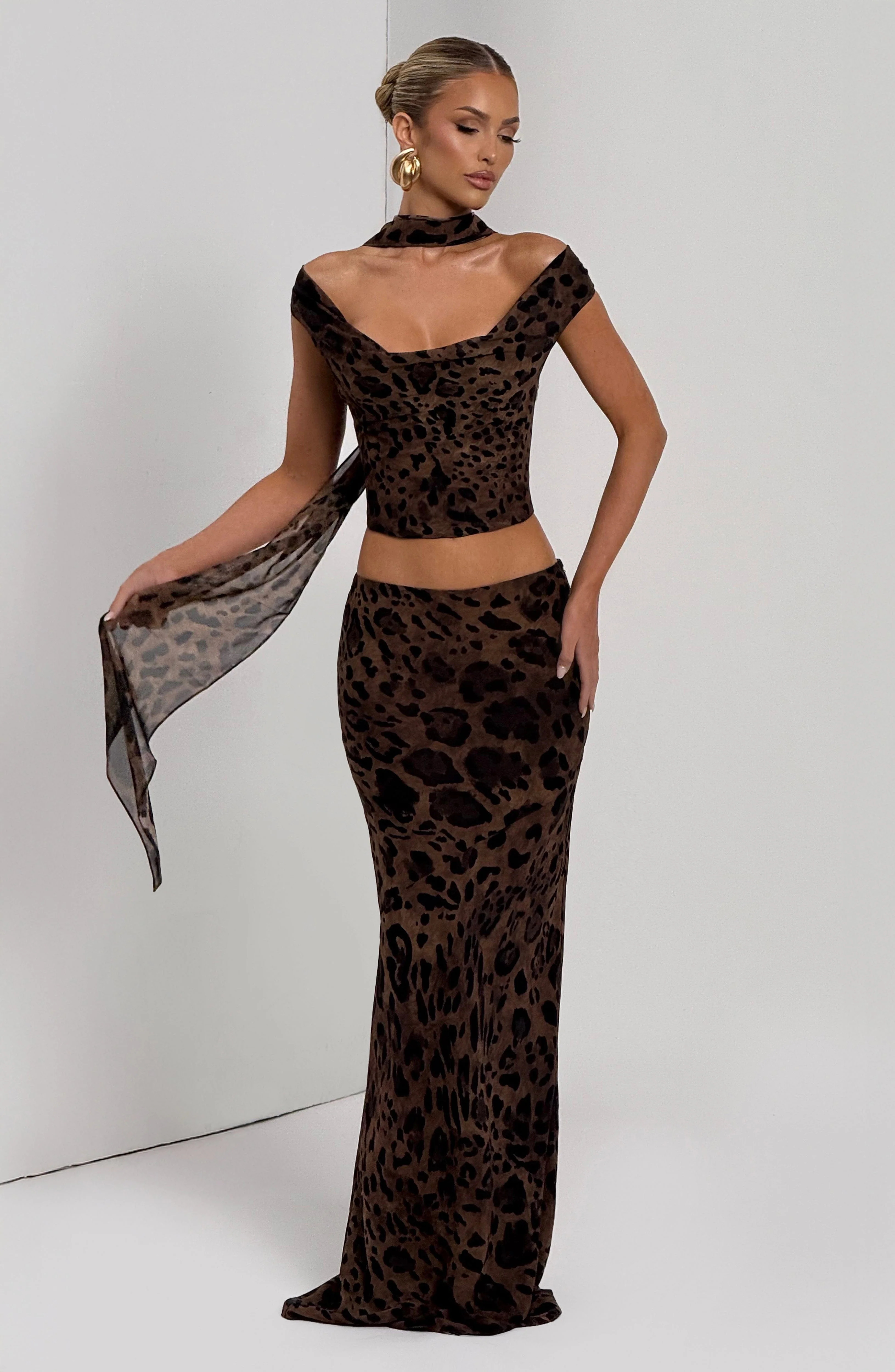 Chrysoula Top - Leopard Print - Image 8